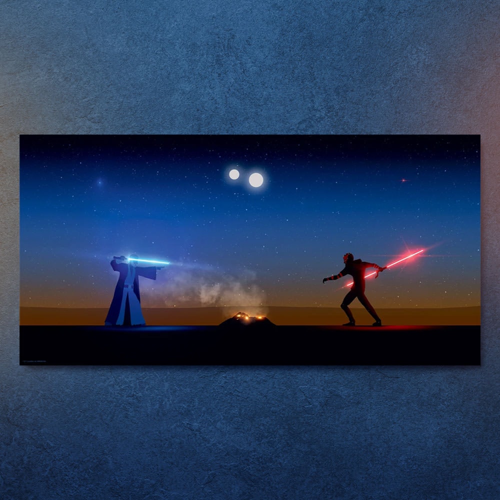 Star Wars Maul's Final Duel Art Print  View 1