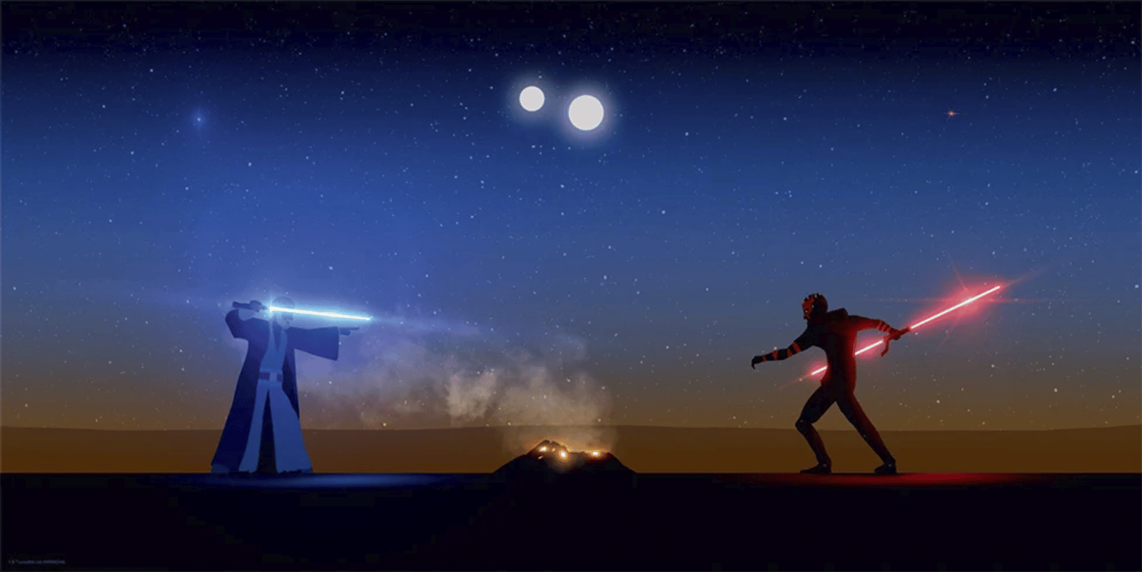 Star Wars Maul's Final Duel Art Print  View 3
