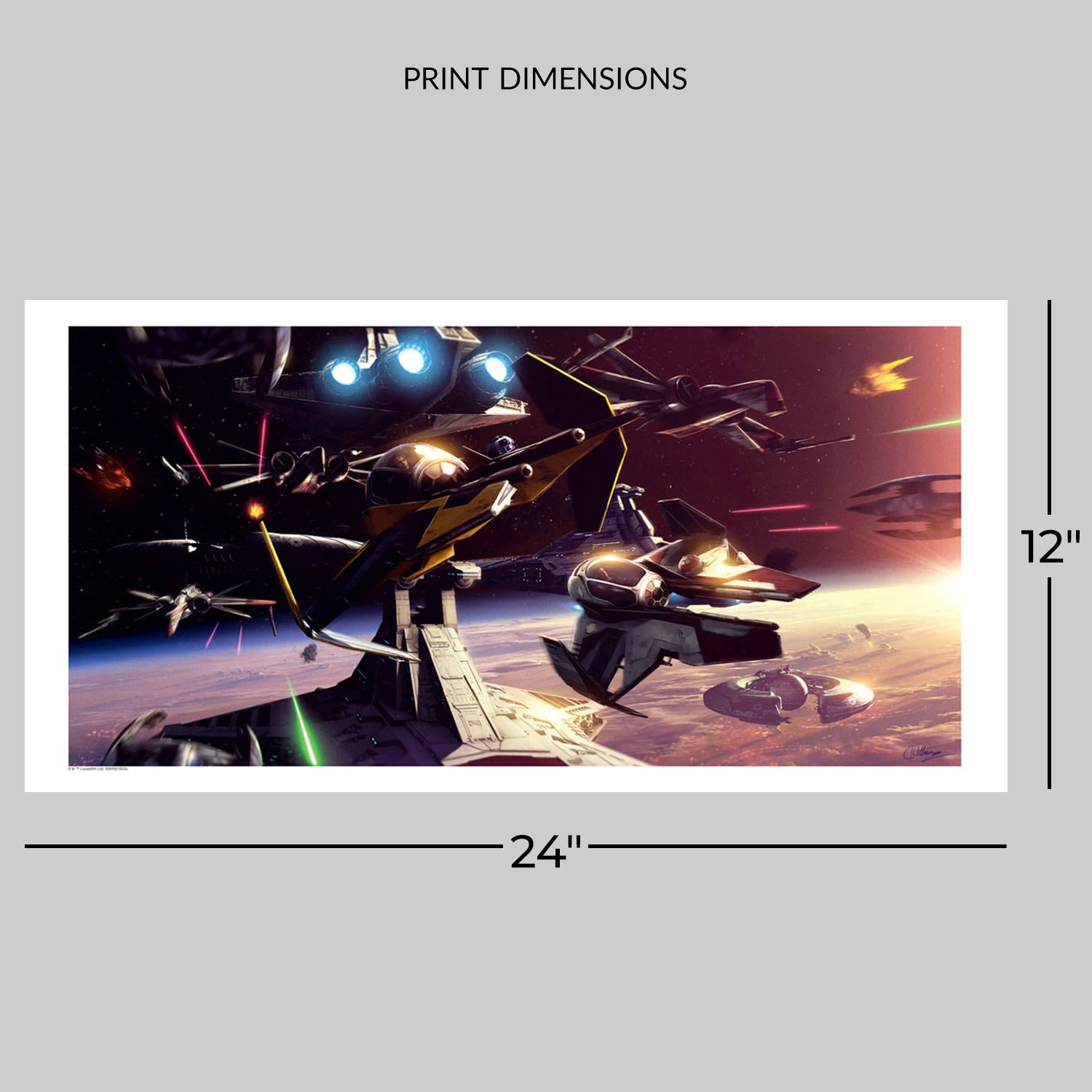 Star Wars Where the Fun Begins Art Print  View 2