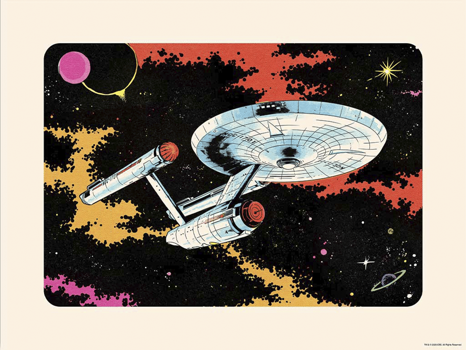 Star Trek Star Trek: Starfleet Vessels - USS Enterprise Art Print  View 3