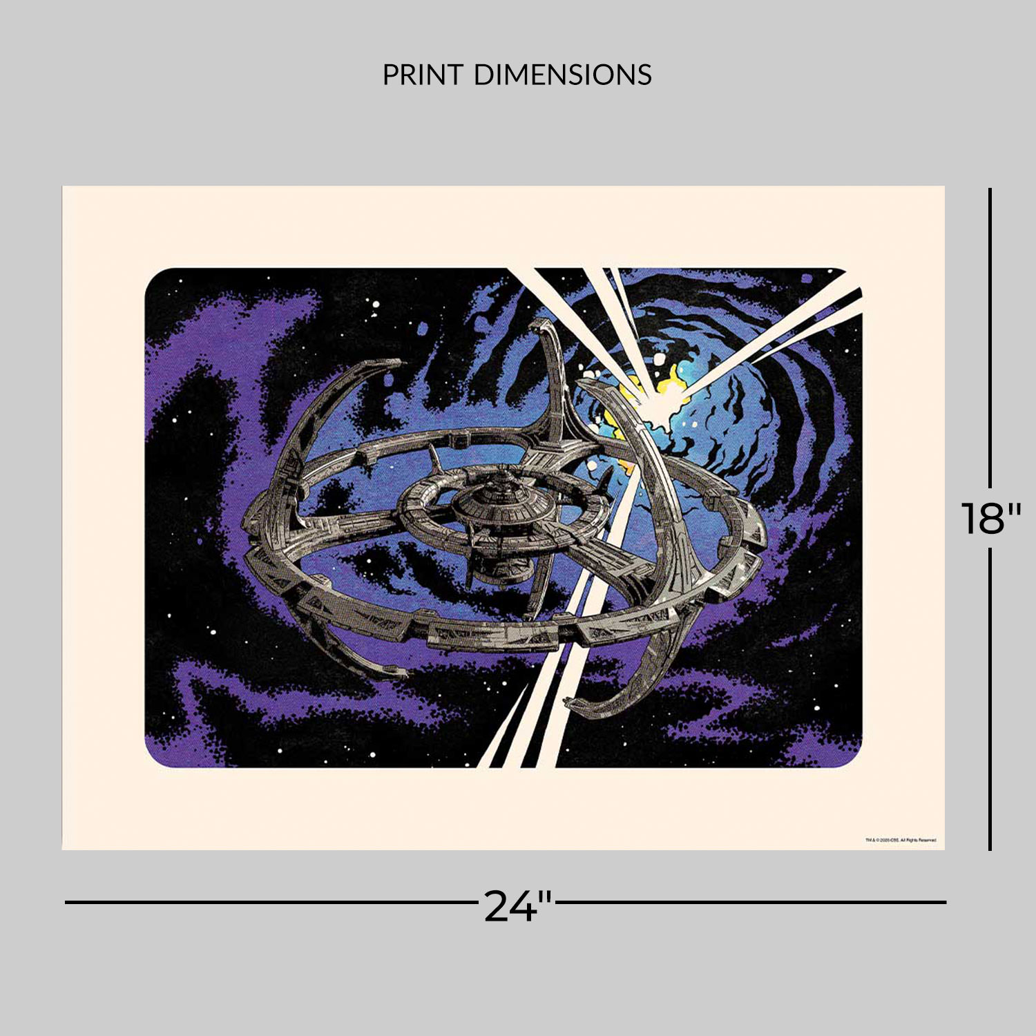 Star Trek Star Trek: Starfleet Vessels - Deep Space Nine Art Print  View 2