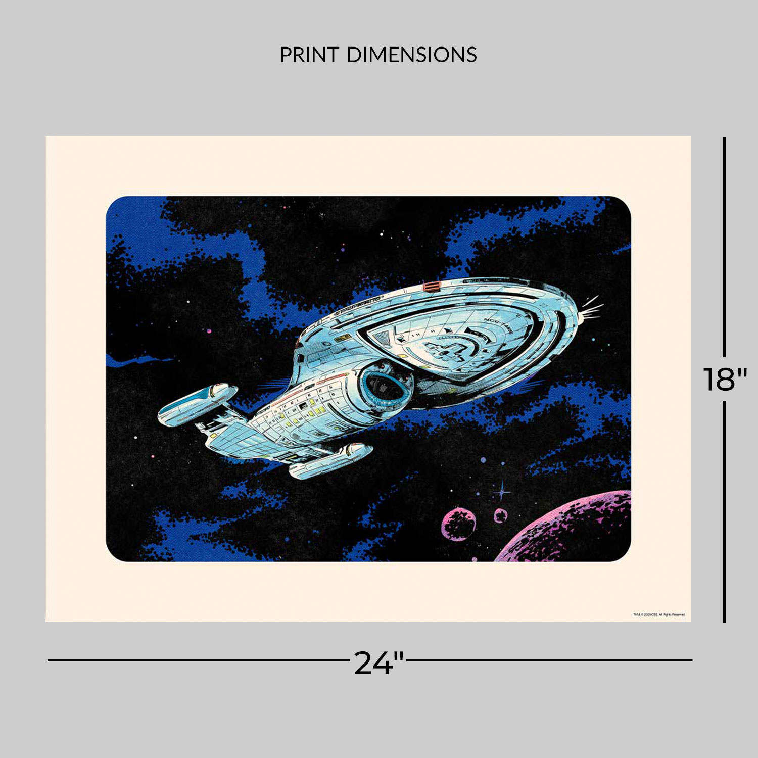Star Trek Star Trek: Starfleet Vessels - Voyager Art Print  View 2