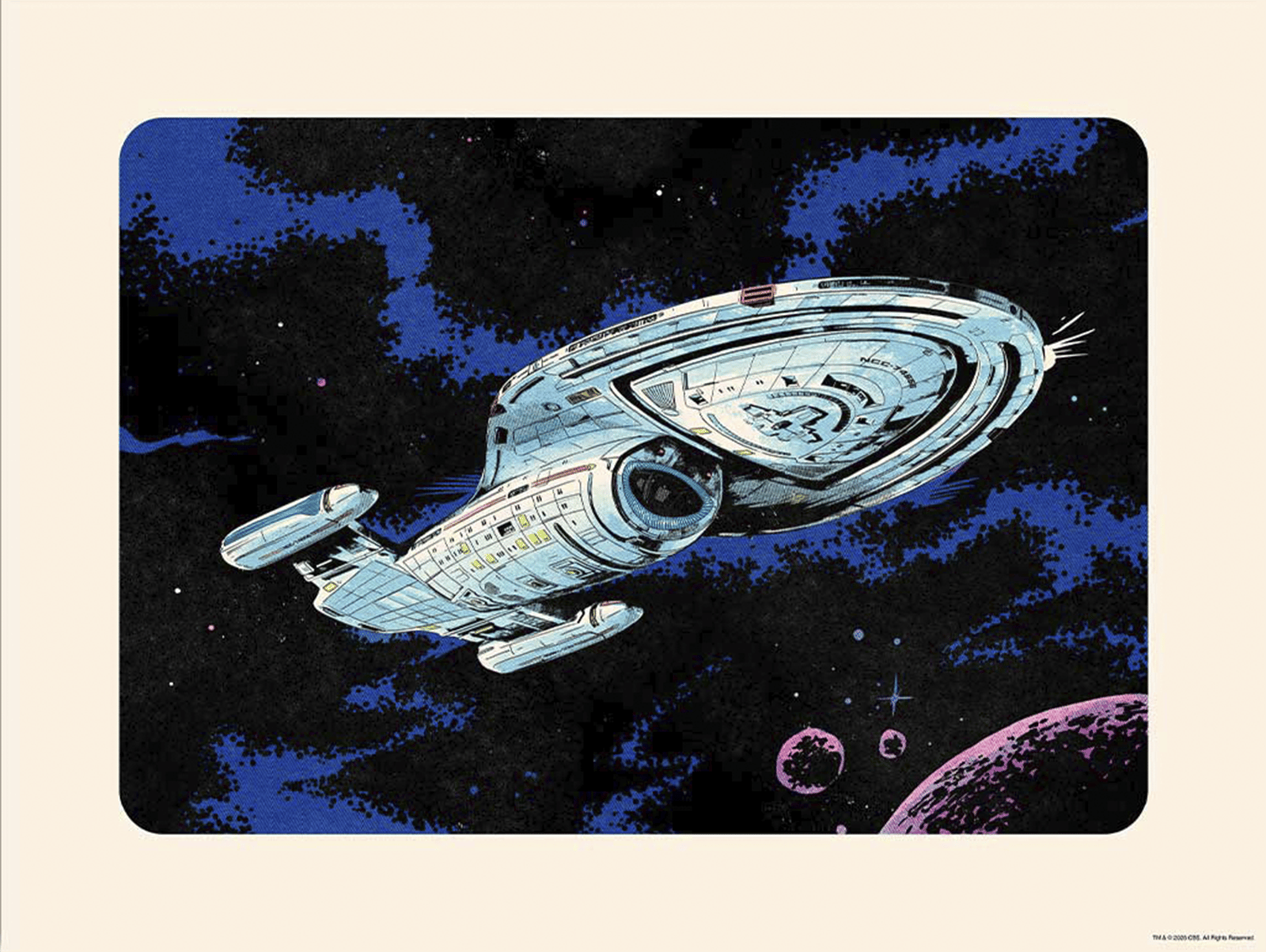 Star Trek Star Trek: Starfleet Vessels - Voyager Art Print  View 3