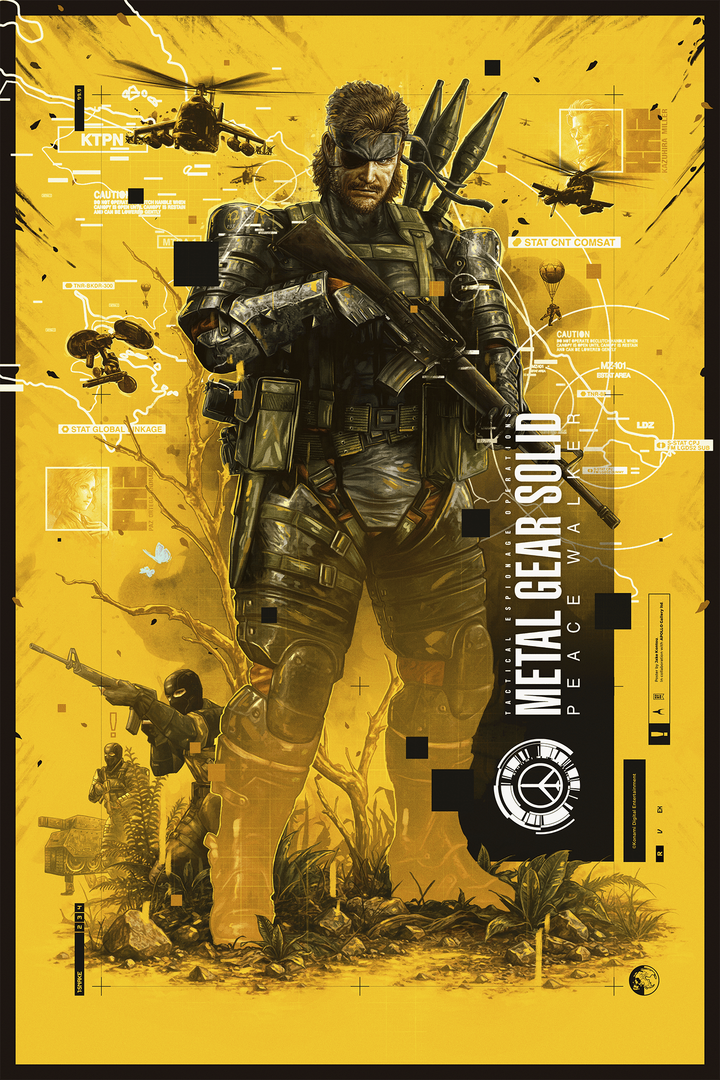 Metal Gear Solid Metal Gear Solid: Peace Walker Art Print  View 6