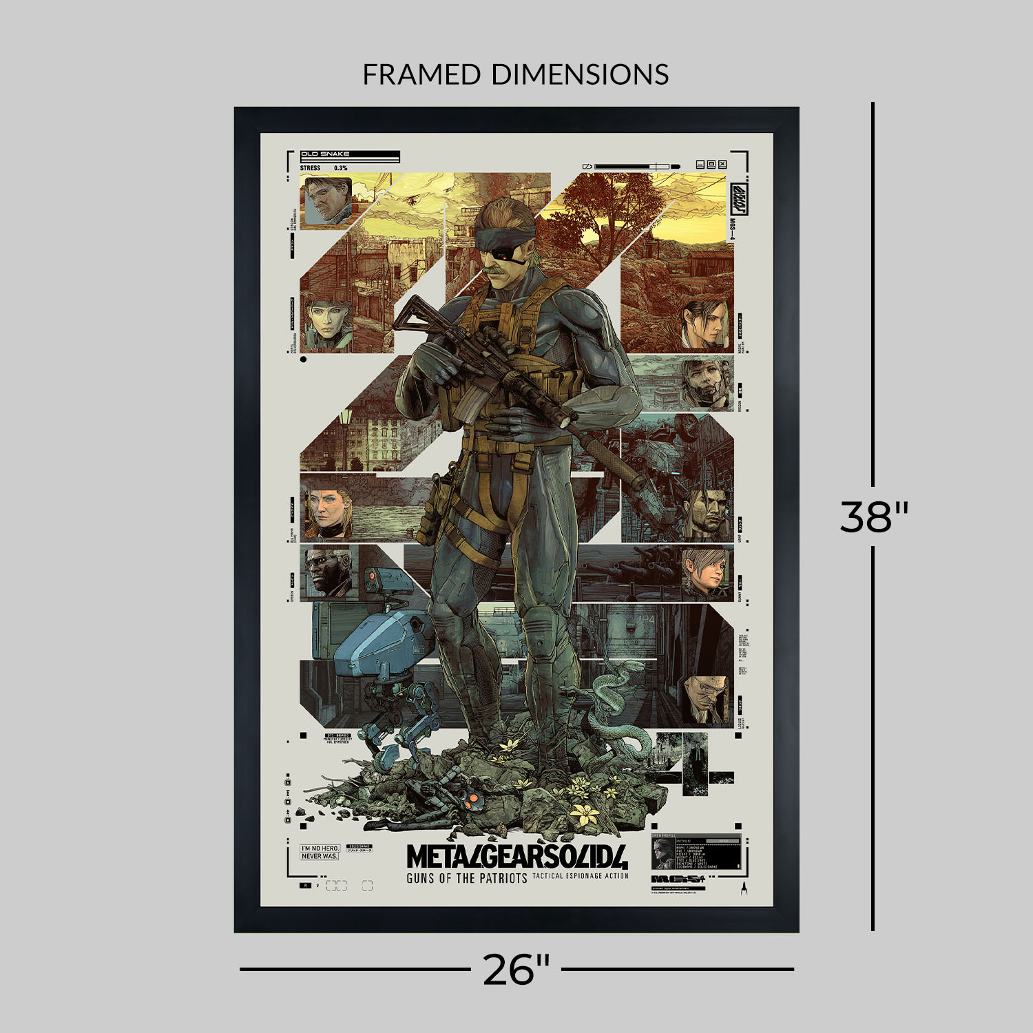 Metal Gear Solid Metal Gear Solid 4: Guns of the Patriots Art Print  View 2