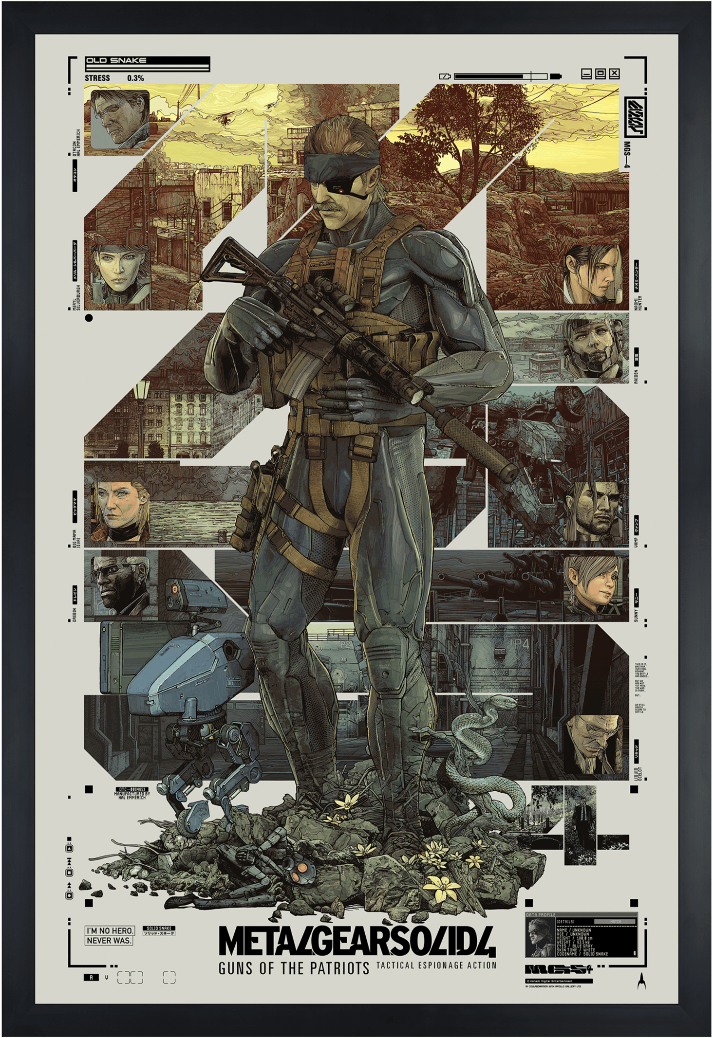 Metal Gear Solid Metal Gear Solid 4: Guns of the Patriots Art Print  View 5