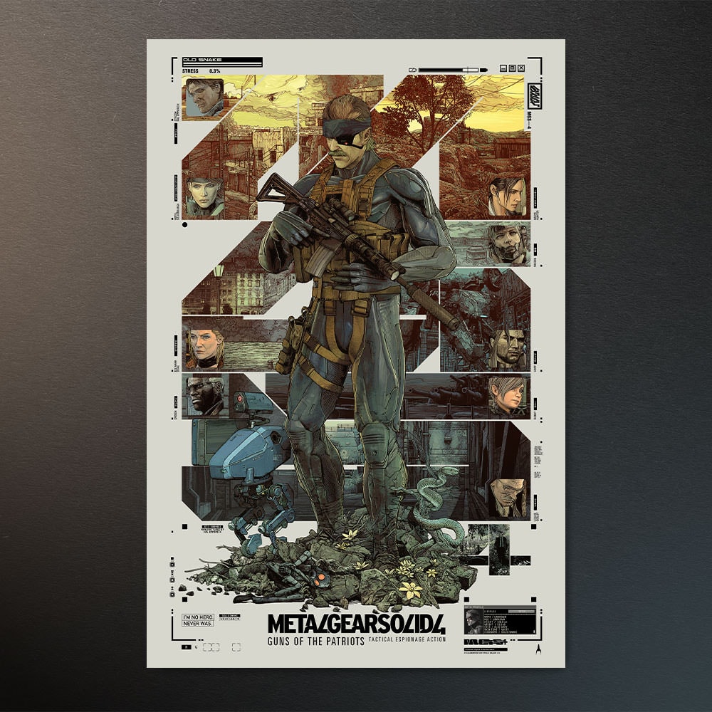 Metal Gear Solid Metal Gear Solid 4: Guns of the Patriots Art Print  View 1