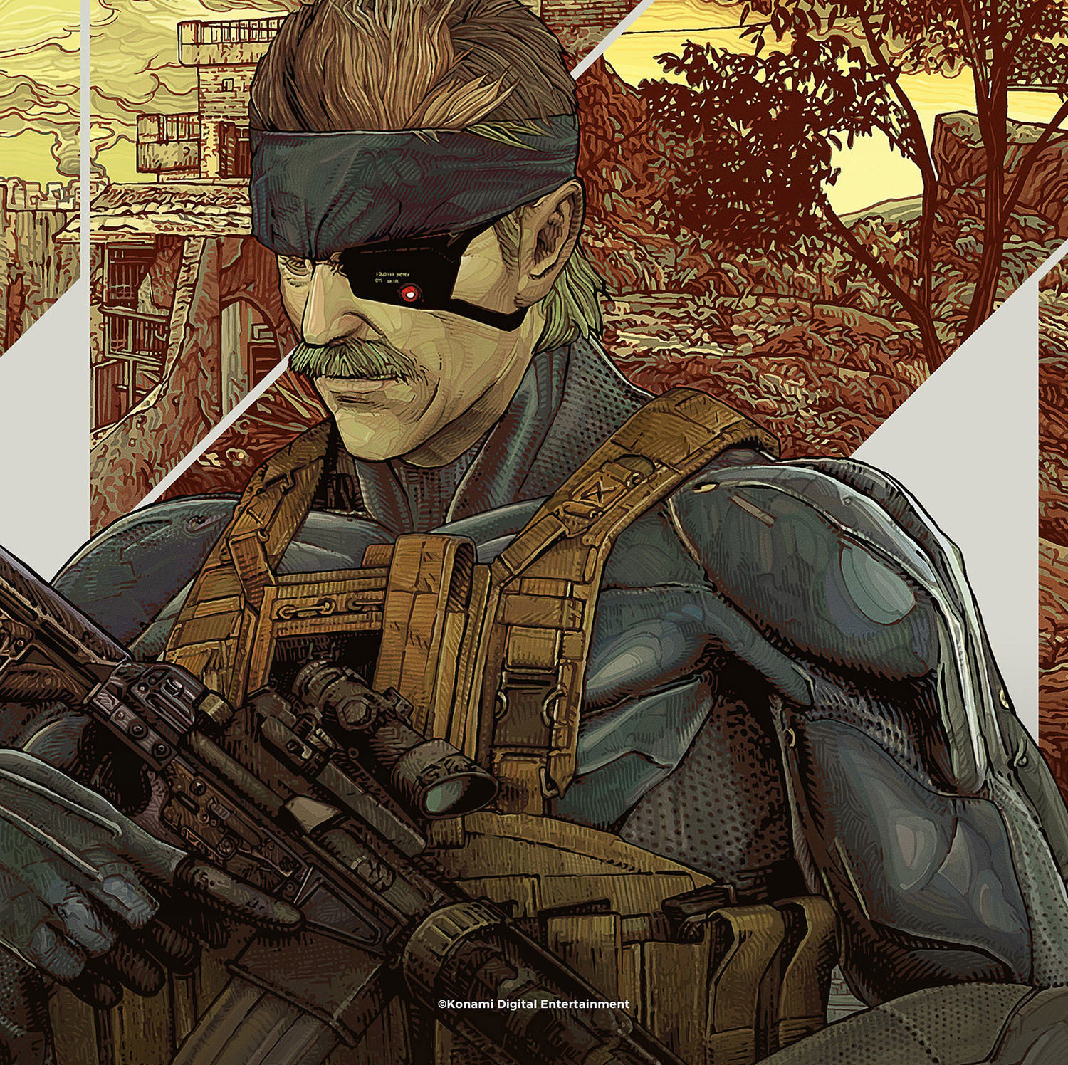 Metal Gear Solid Metal Gear Solid 4: Guns of the Patriots Art Print  View 3