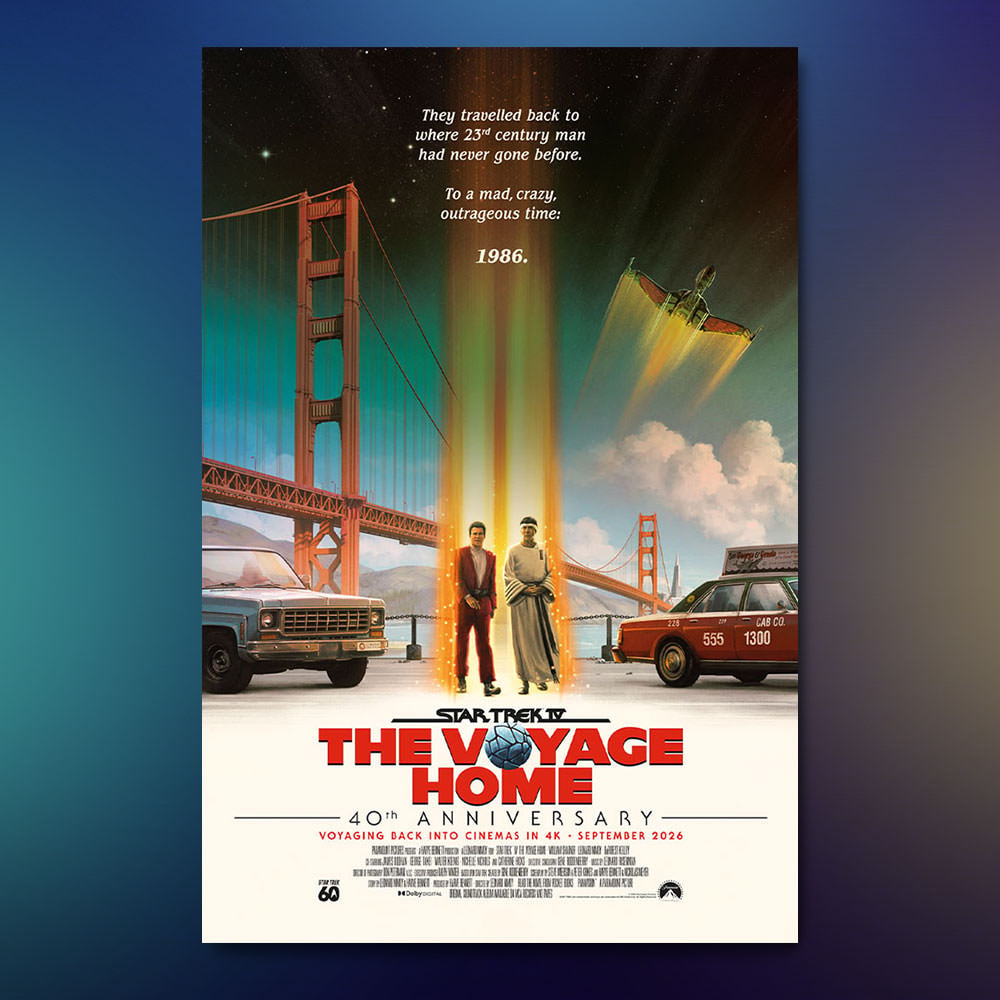 Star Trek Star Trek IV: The Voyage Home Foil Variant Movie Poster  View 1