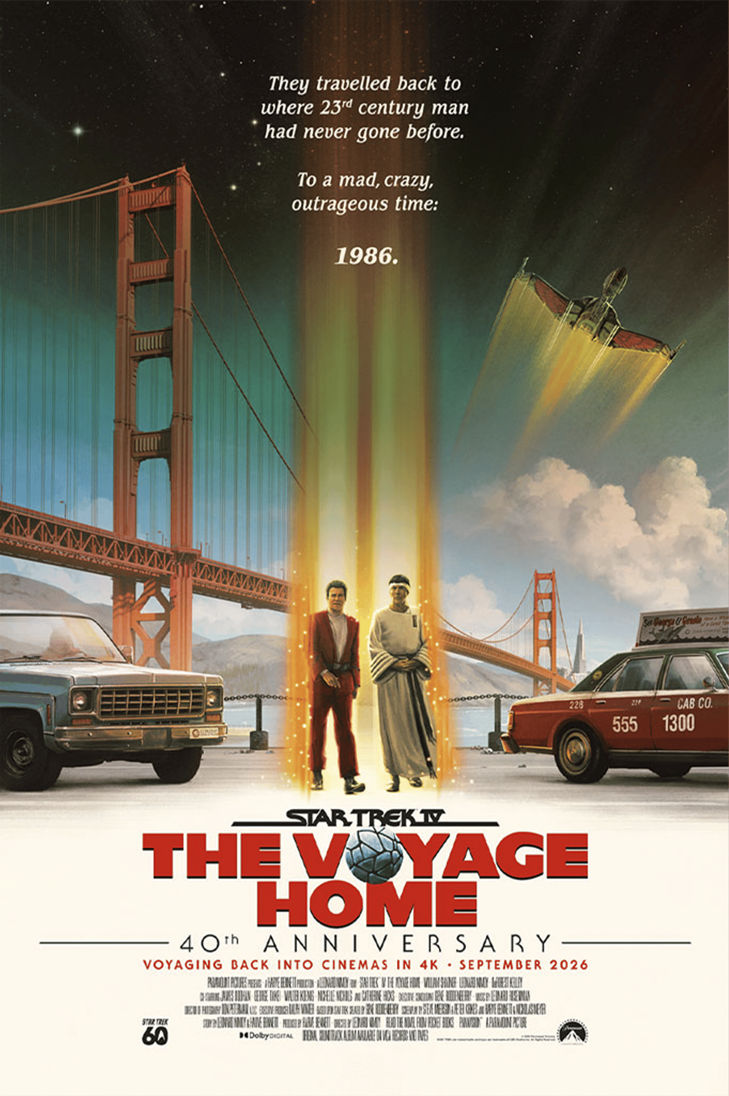 Star Trek Star Trek IV: The Voyage Home Foil Variant Movie Poster  View 3