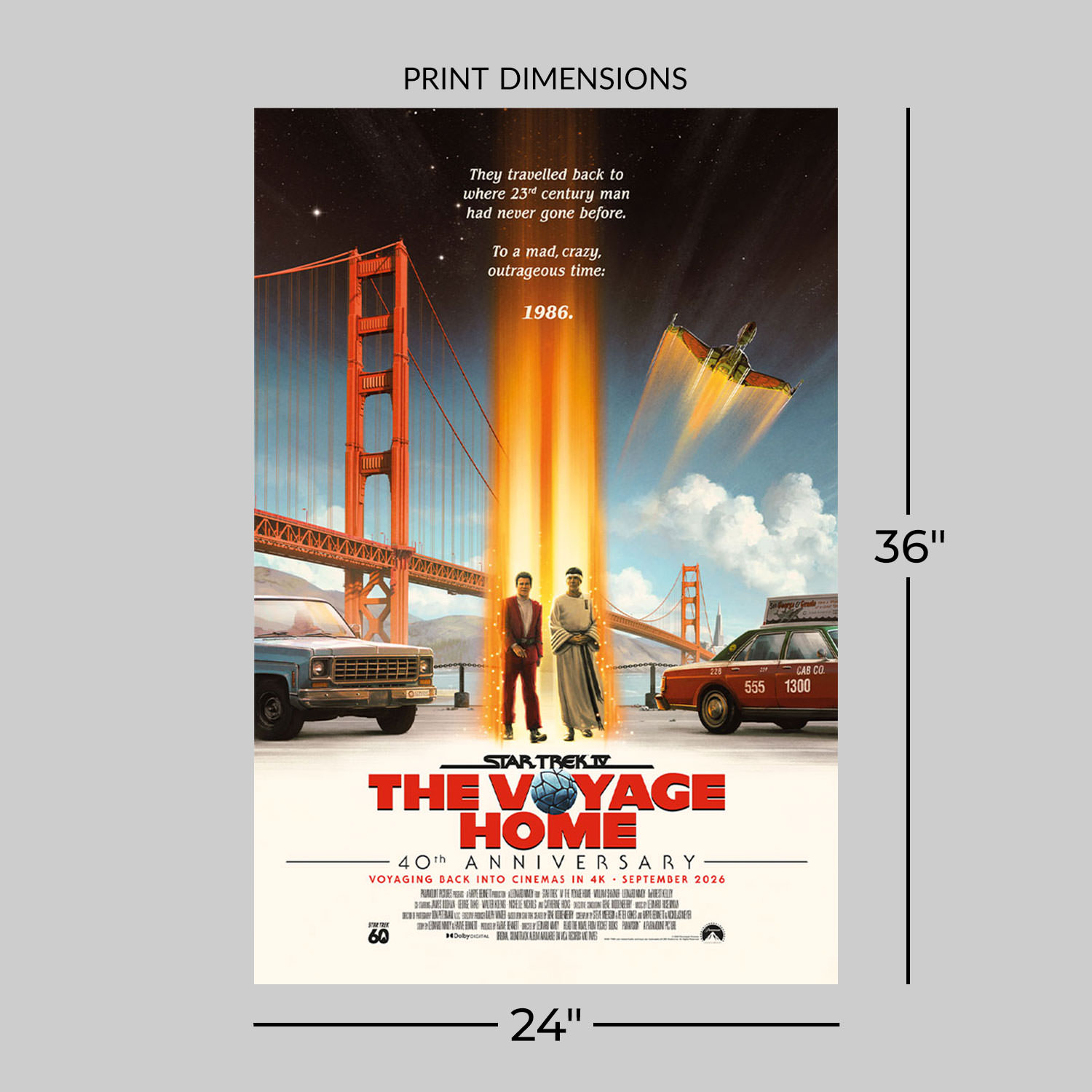 Star Trek Star Trek IV: The Voyage Home Movie Poster  View 2