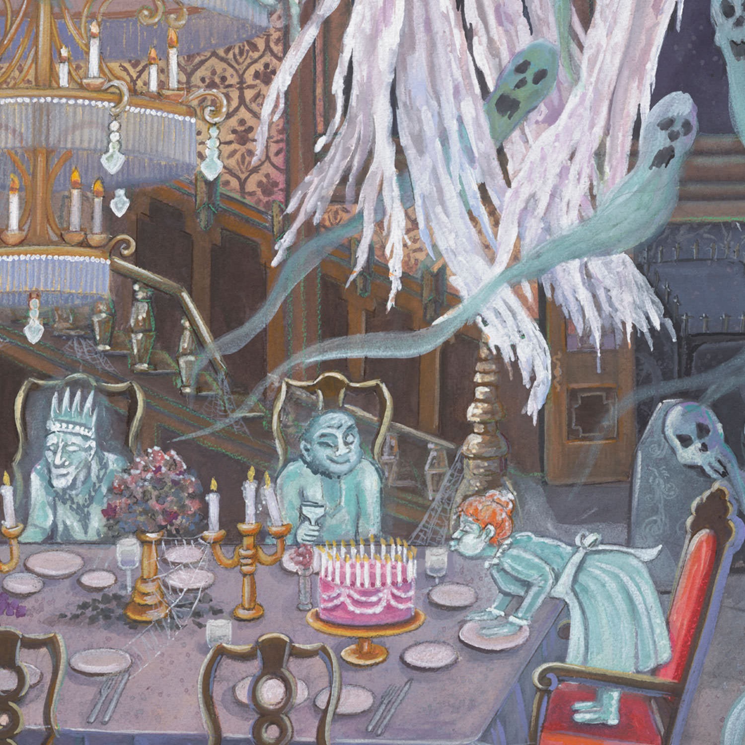 Disney Haunted Ballroom Art Print  View 5