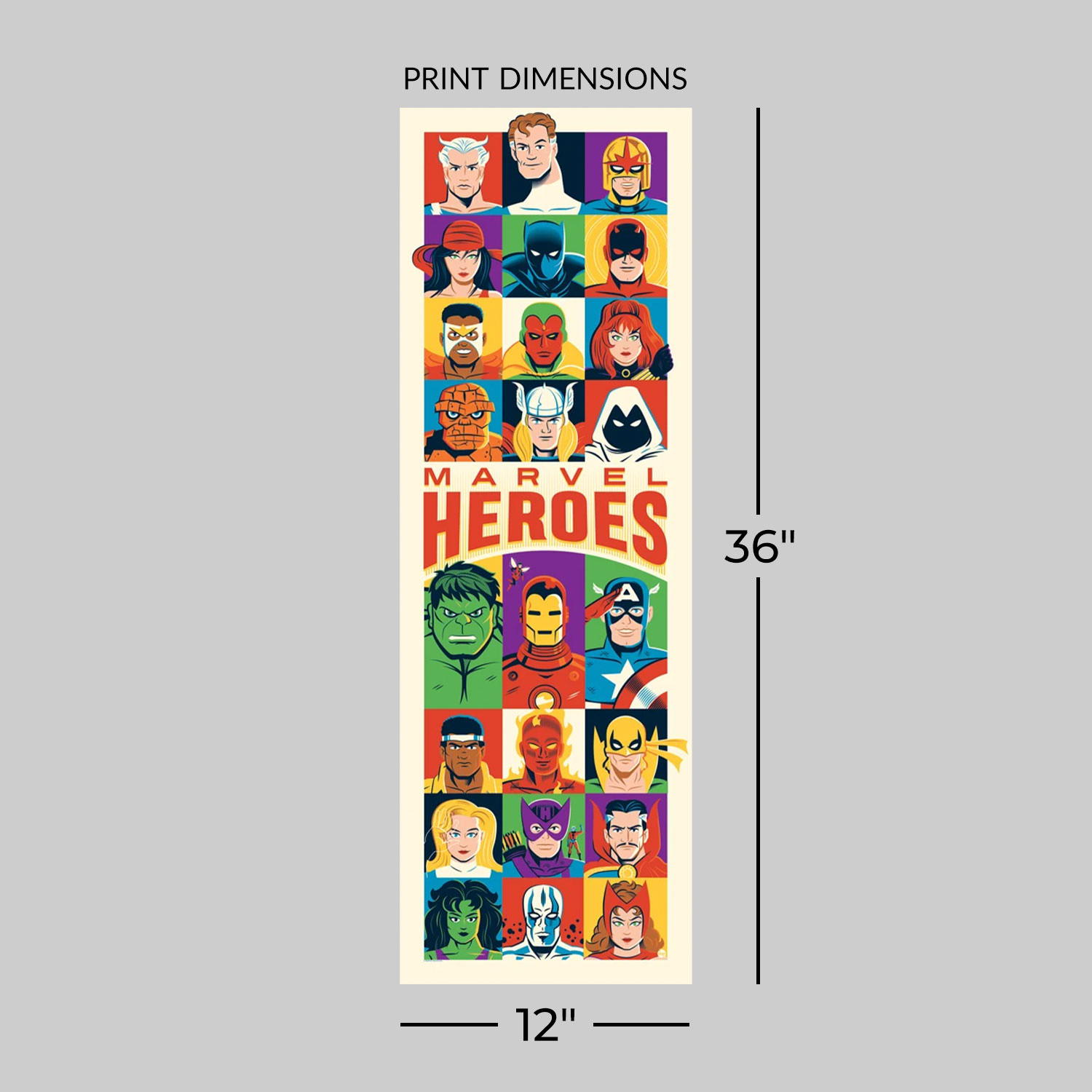 Marvel Marvel Heroes Art Print  View 2