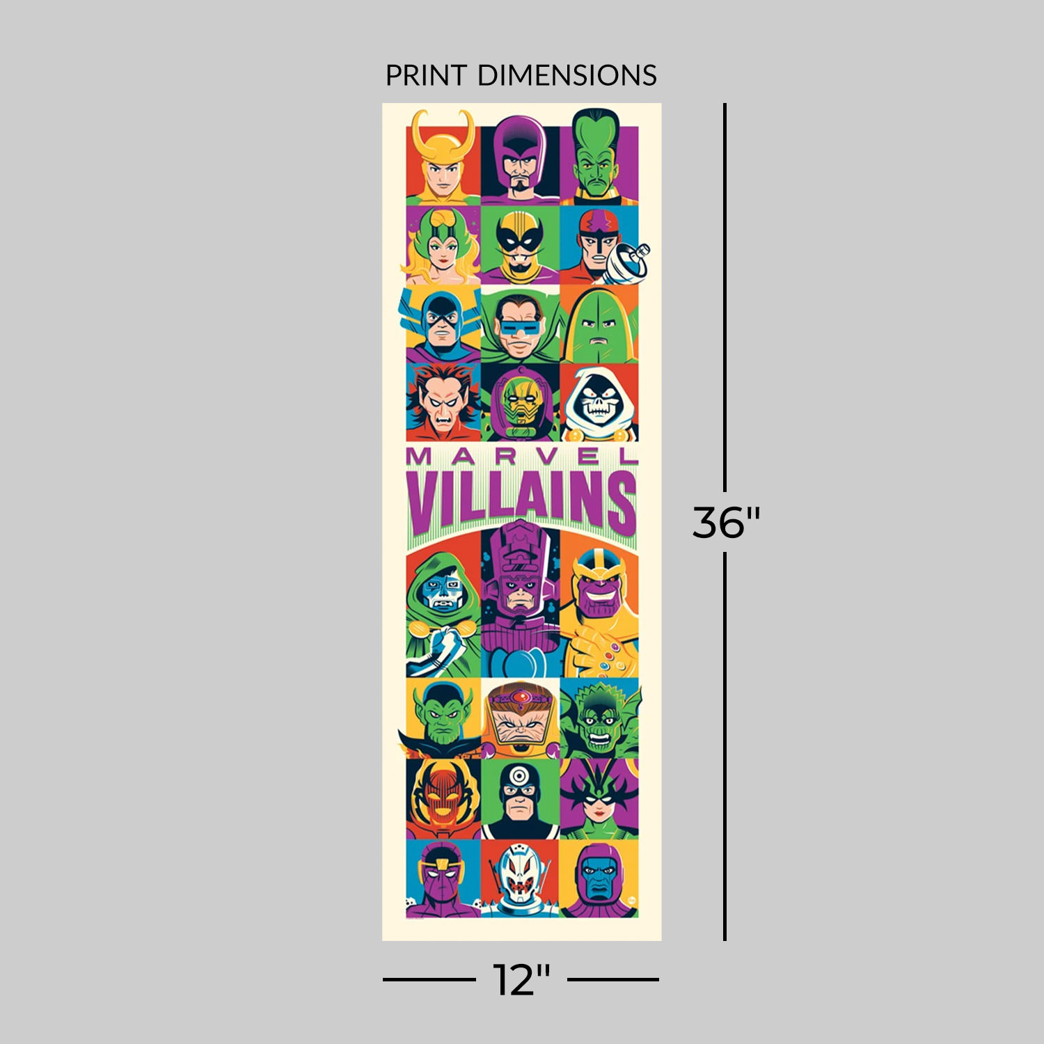 Marvel Marvel Villains Art Print  View 2