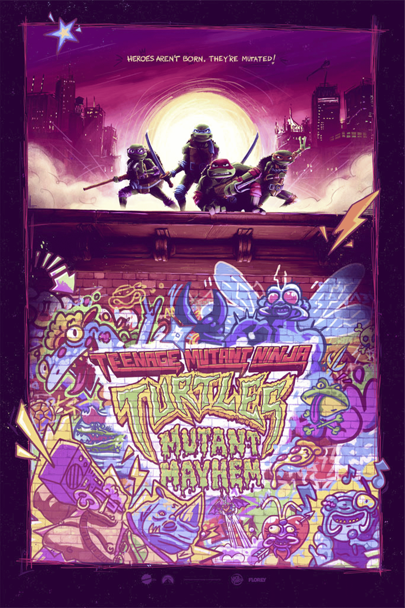 Teenage Mutant Ninja Turtles Teenage Mutant Ninja Turtles: Mutant Mayhem Movie Poster  View 4