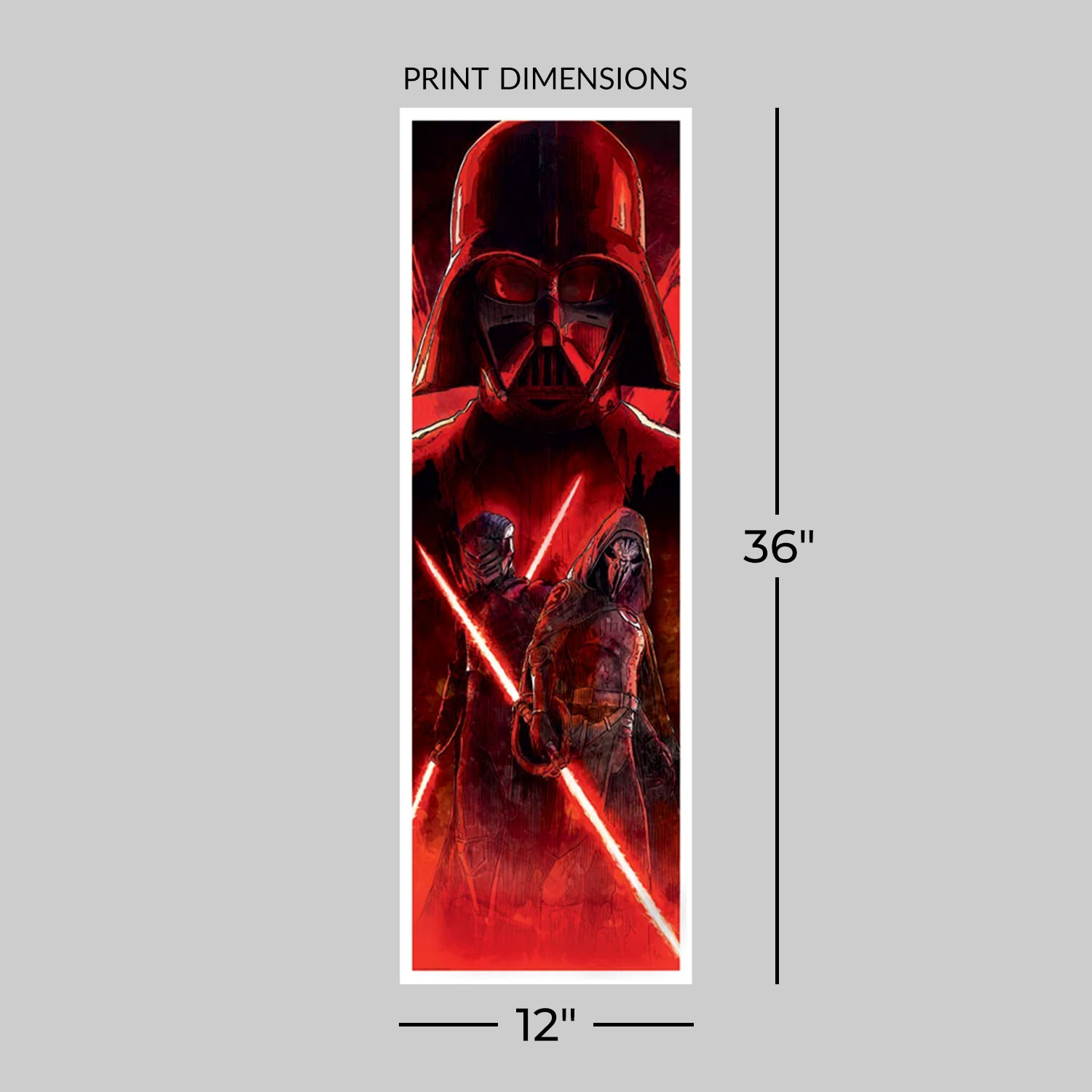 Star Wars Darker than Shadow Art Print  View 2