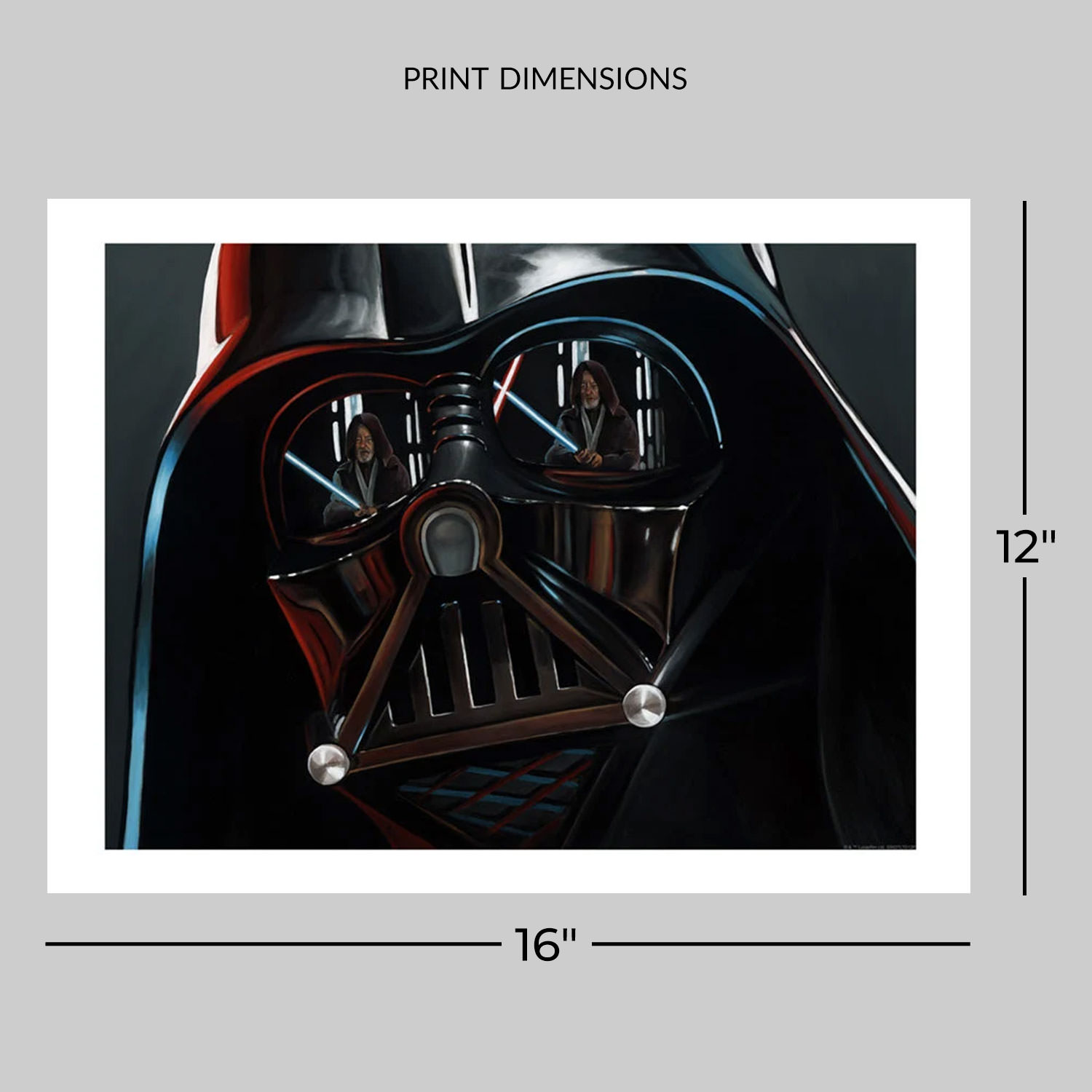 Star Wars Darth Vader Art Print  View 2