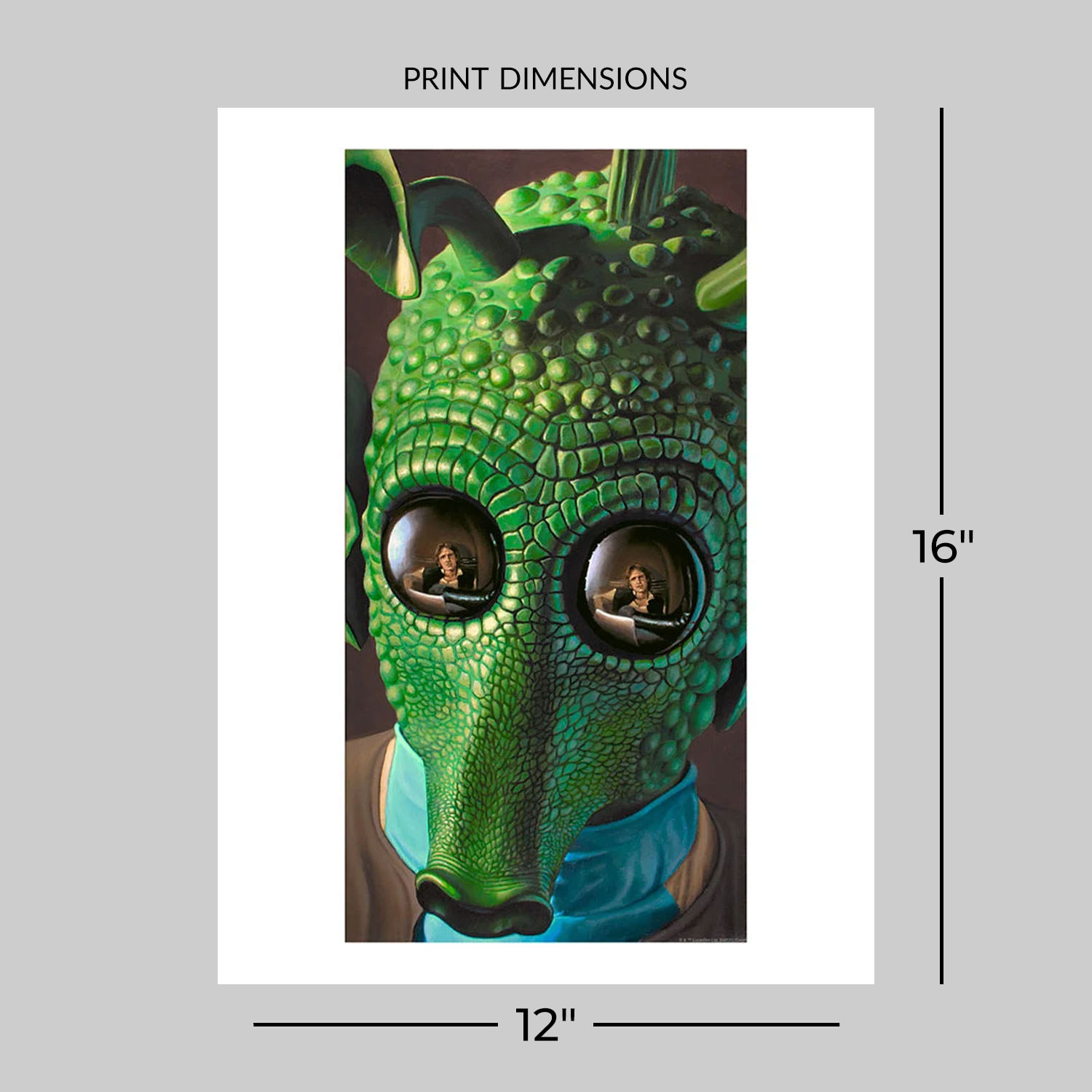 Star Wars Greedo Art Print  View 2