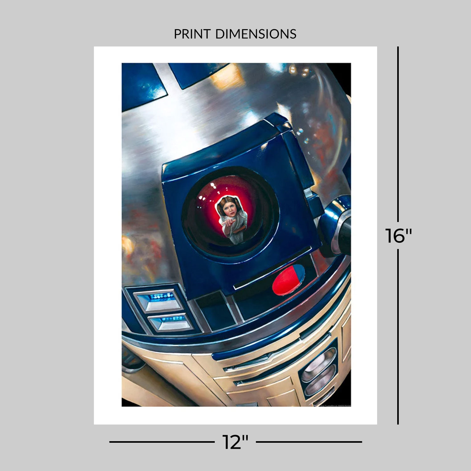 Star Wars Artoo Art Print  View 2