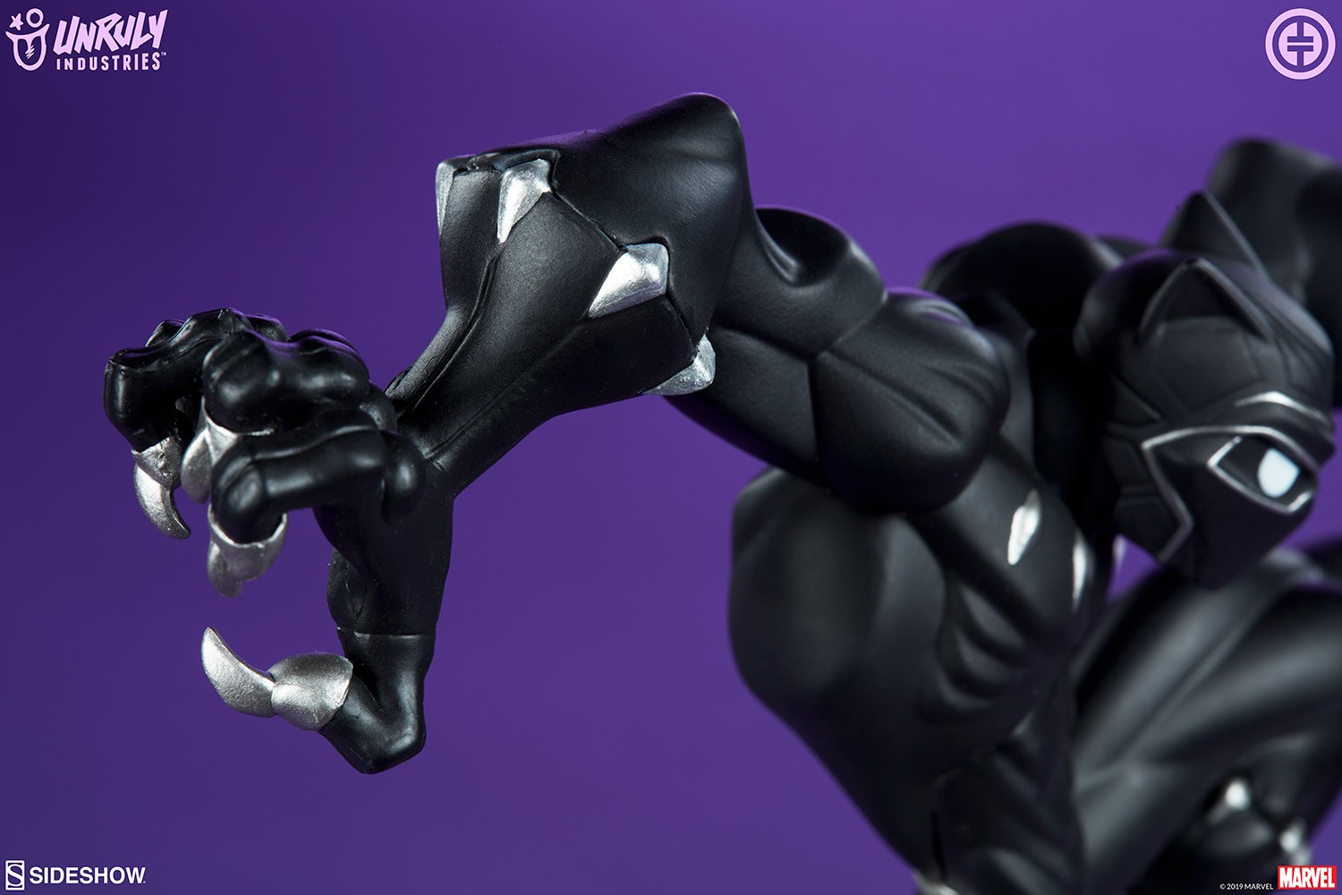 Sideshow x Unruly デザイナー コレクティブル ブラックパンサー T'Challa Designer Toy by Unruly Industries | Sideshow