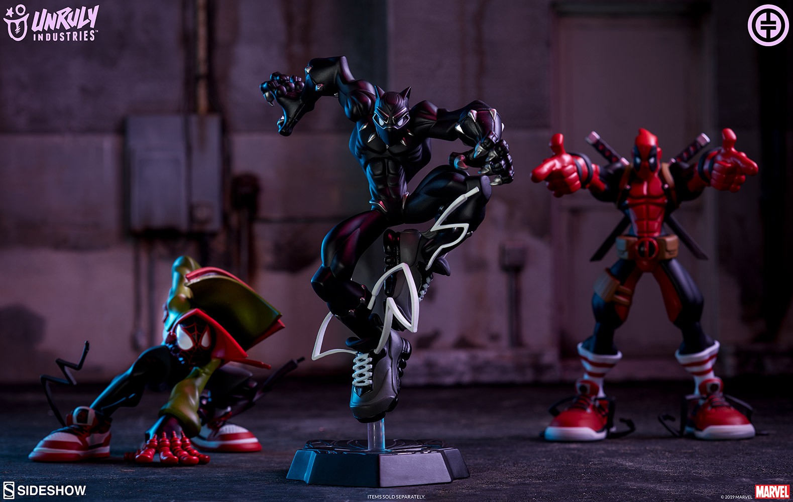 Sideshow x Unruly デザイナー コレクティブル ブラックパンサー Black Panther Designer Collectible Bust by Unruly Industries