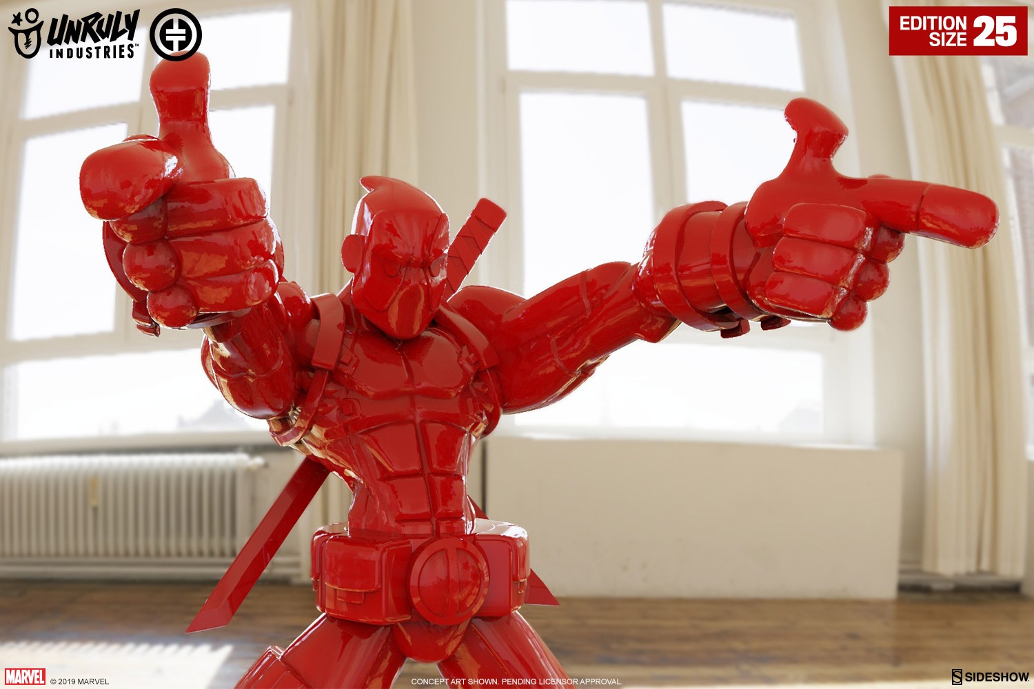 Wade Giant-Sized (Gloss Red Edition) Designer Collectible