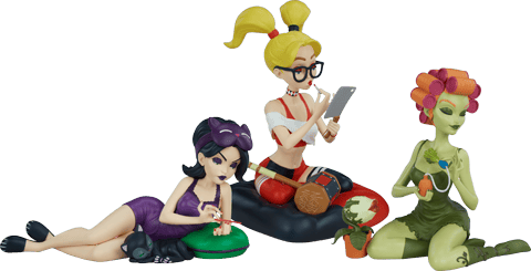 DC Comics Sleepover Sirens Designer Collectible Statue  View 1
