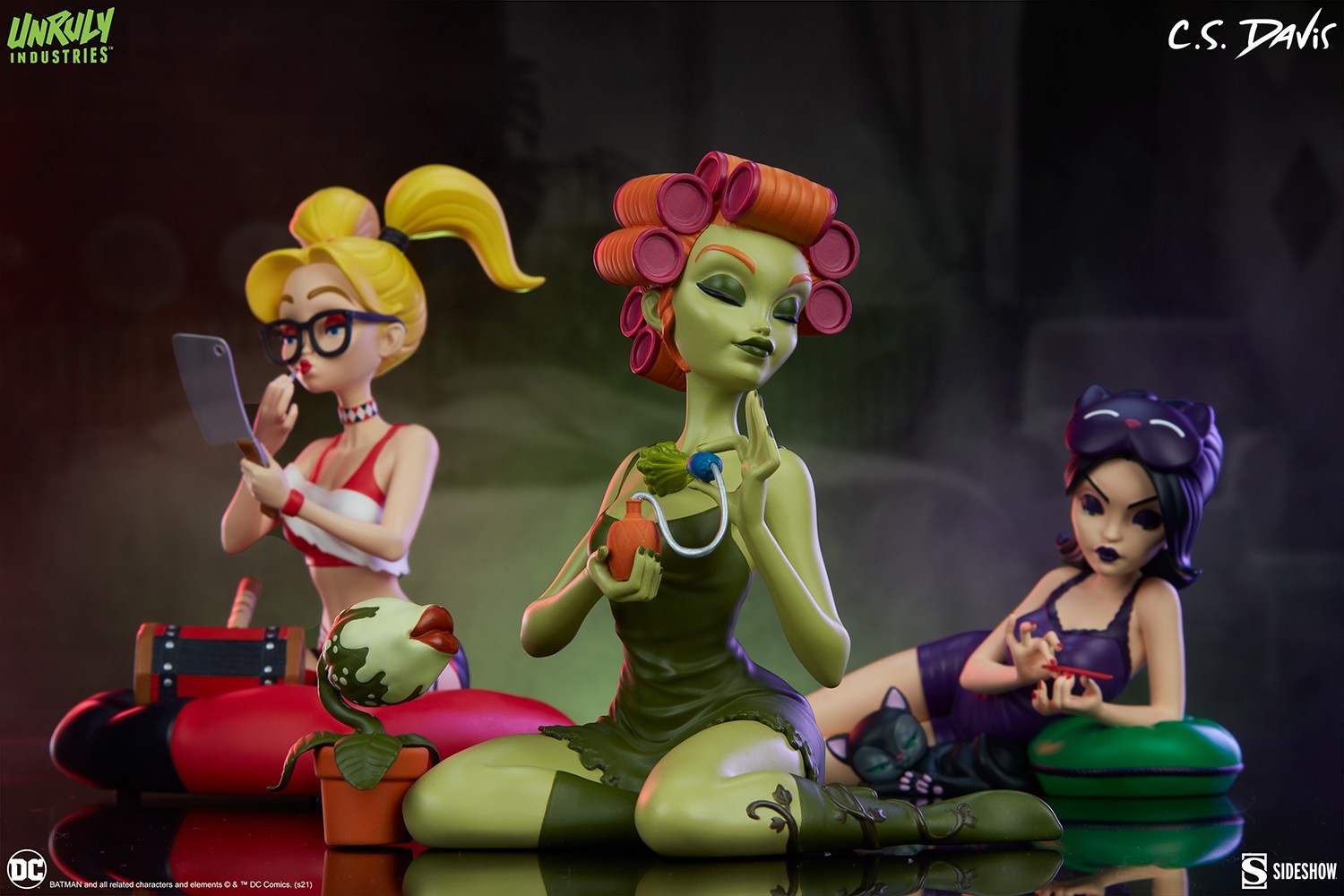 DC Comics Sleepover Sirens Designer Collectible Statue  View 1