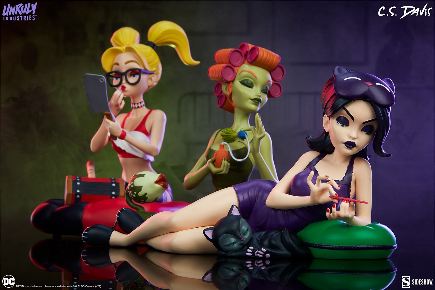 DC Comics Sleepover Sirens Designer Collectible Statue  View 2