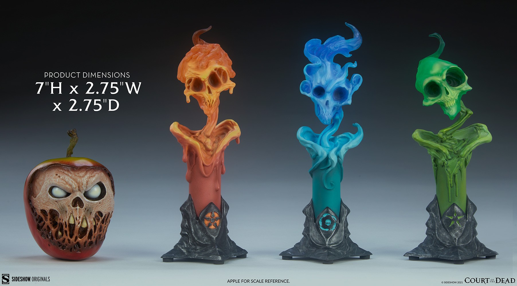 The Lighter Side of Darkness: Faction Candle Statue Set
