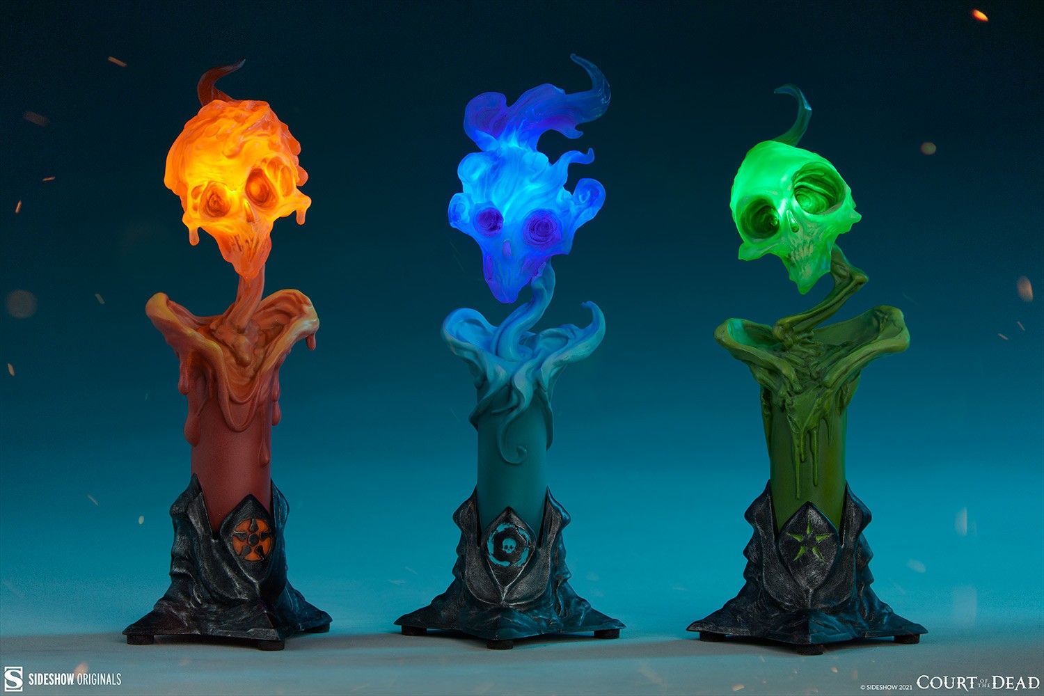 The Lighter Side of Darkness: Faction Candle Statue Set