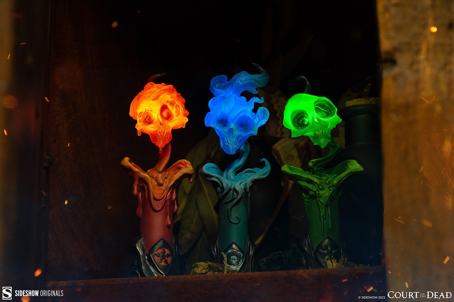 Court of the Dead The Lighter Side of Darkness: Faction Candle Statue Set Statues  View 1