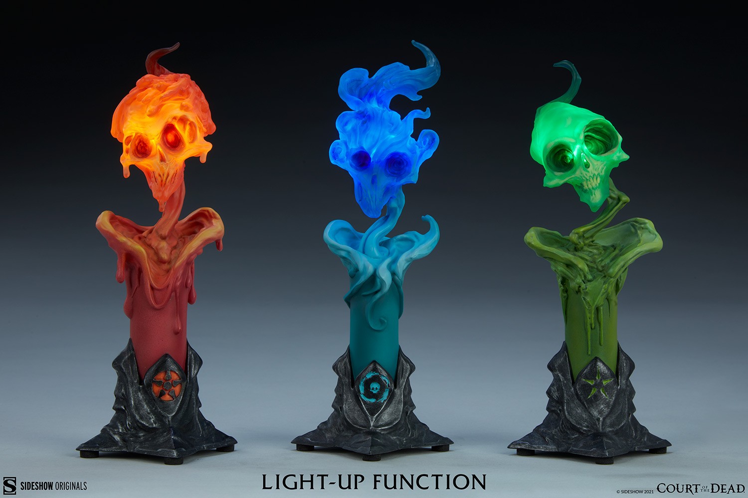 Court of the Dead The Lighter Side of Darkness: Faction Candle Statue Set Statues  View 8