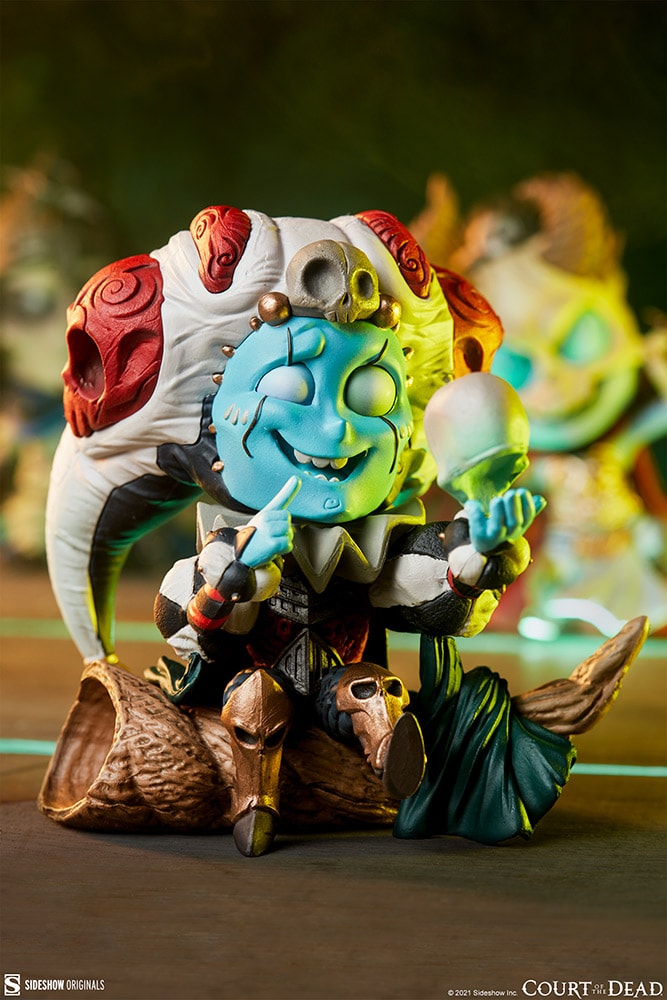Court of the Dead Kier, Relic Ravlatch, & Malavestros: Court-Toons Collectible Set Statues  View 5