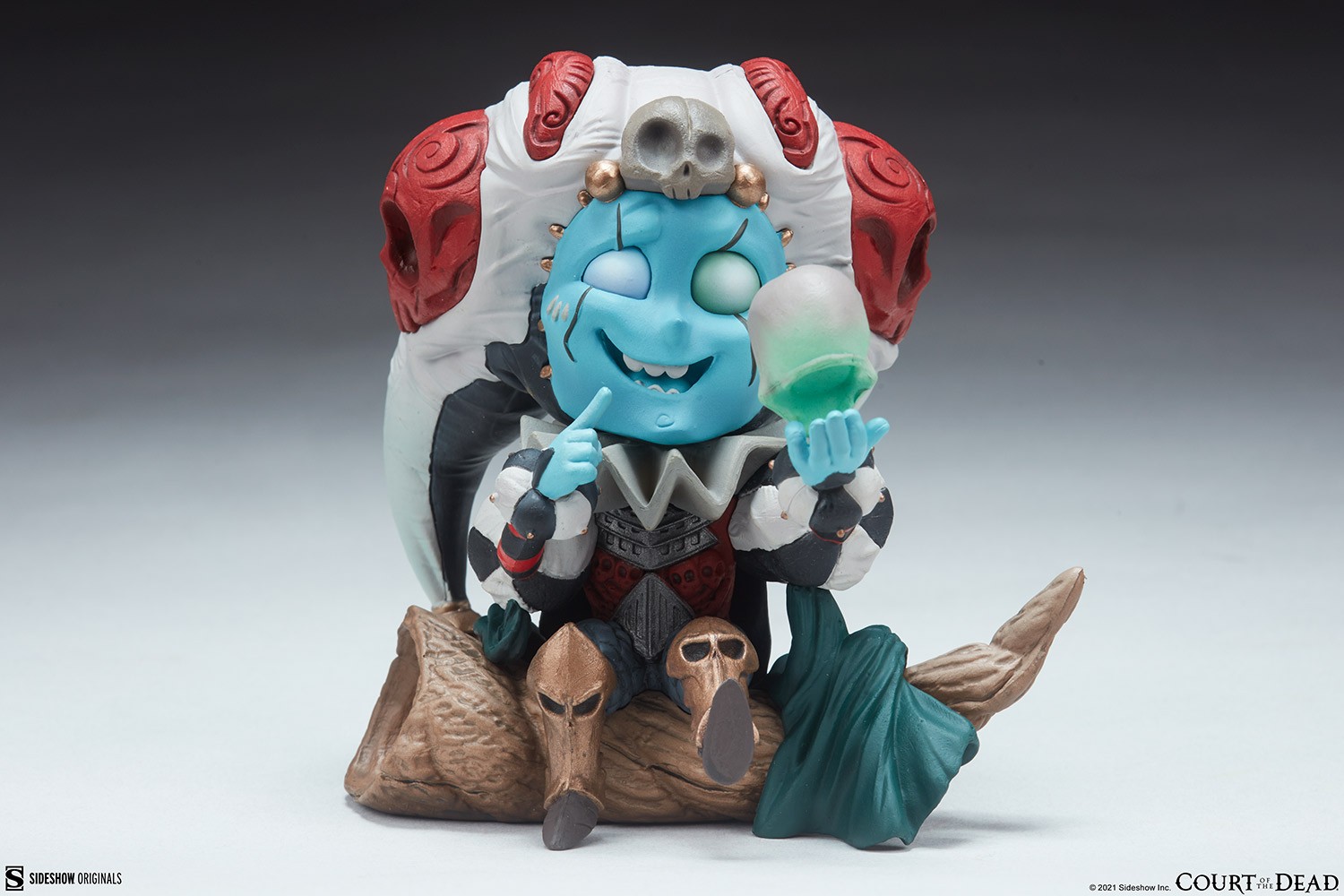 Court of the Dead Kier, Relic Ravlatch, & Malavestros: Court-Toons Collectible Set Statues  View 10