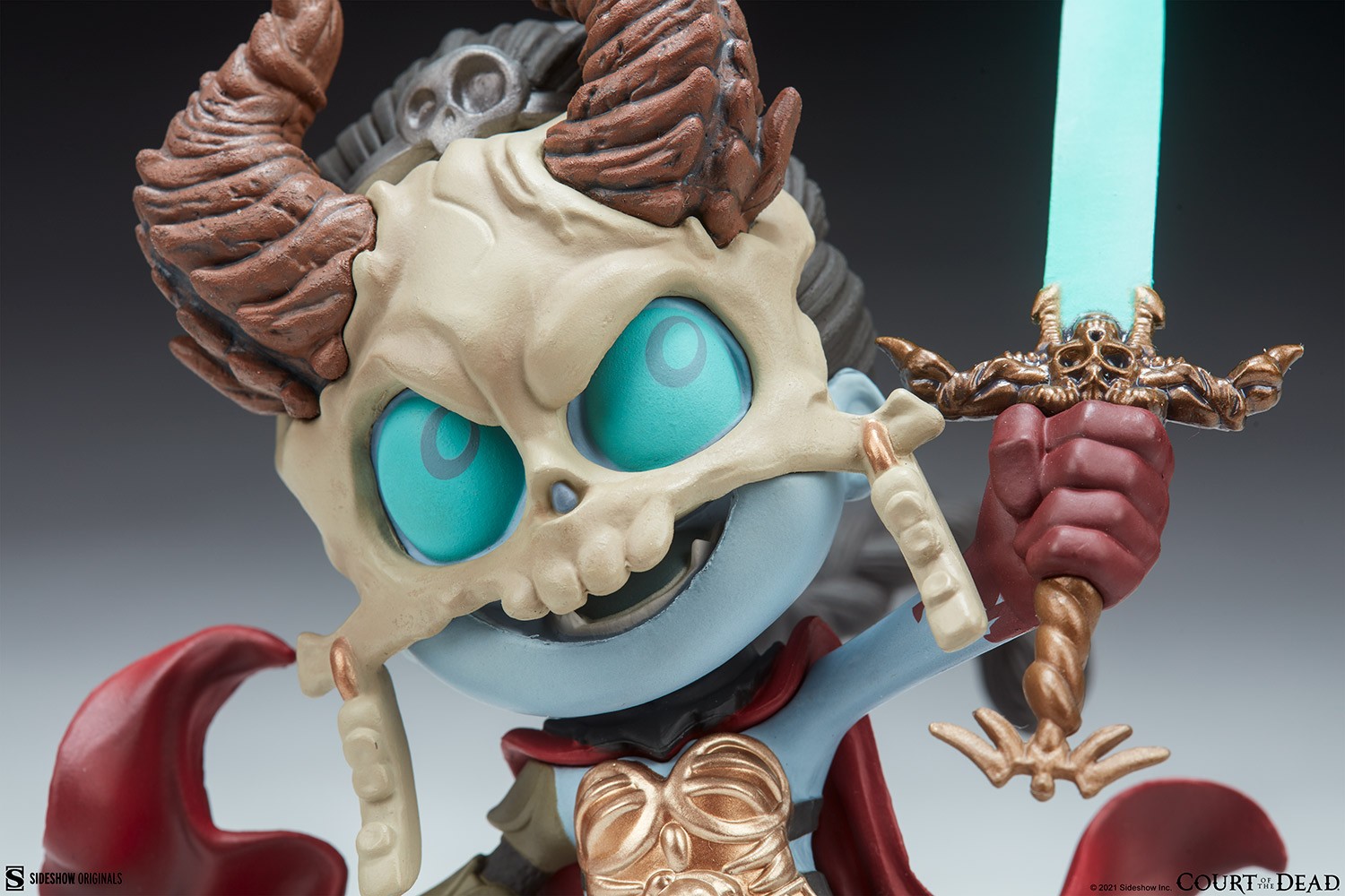 Court of the Dead Kier, Relic Ravlatch, & Malavestros: Court-Toons Collectible Set Statues  View 12