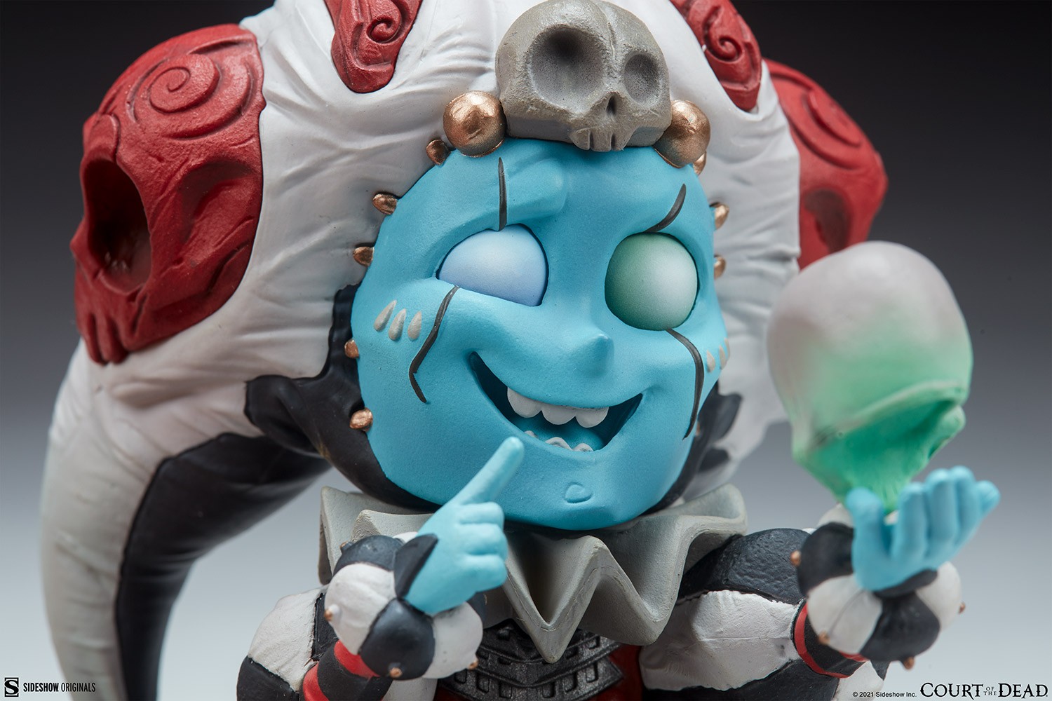 Court of the Dead Kier, Relic Ravlatch, & Malavestros: Court-Toons Collectible Set Statues  View 13