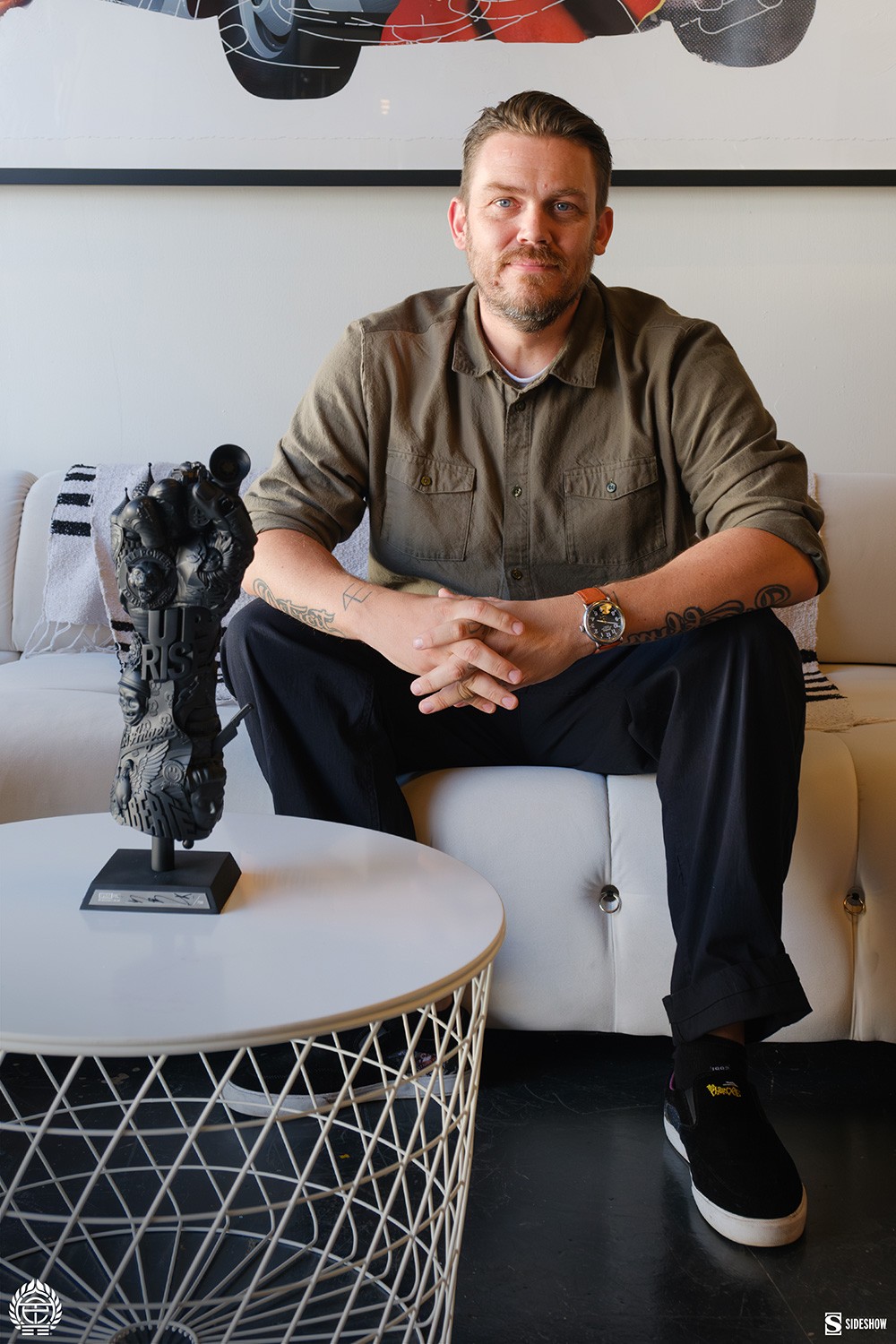 Tristan Eaton Uprise Fist Fine Art Statue  (Prototype Shown) View 4
