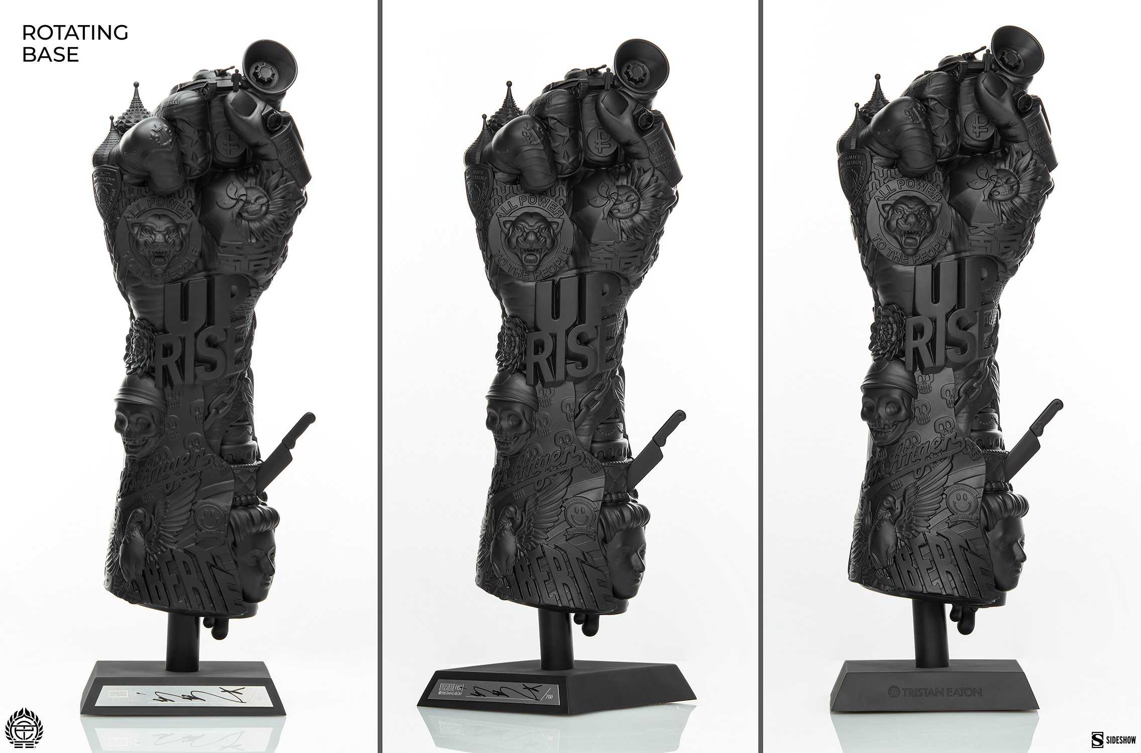Tristan Eaton Uprise Fist Fine Art Statue  (Prototype Shown) View 10