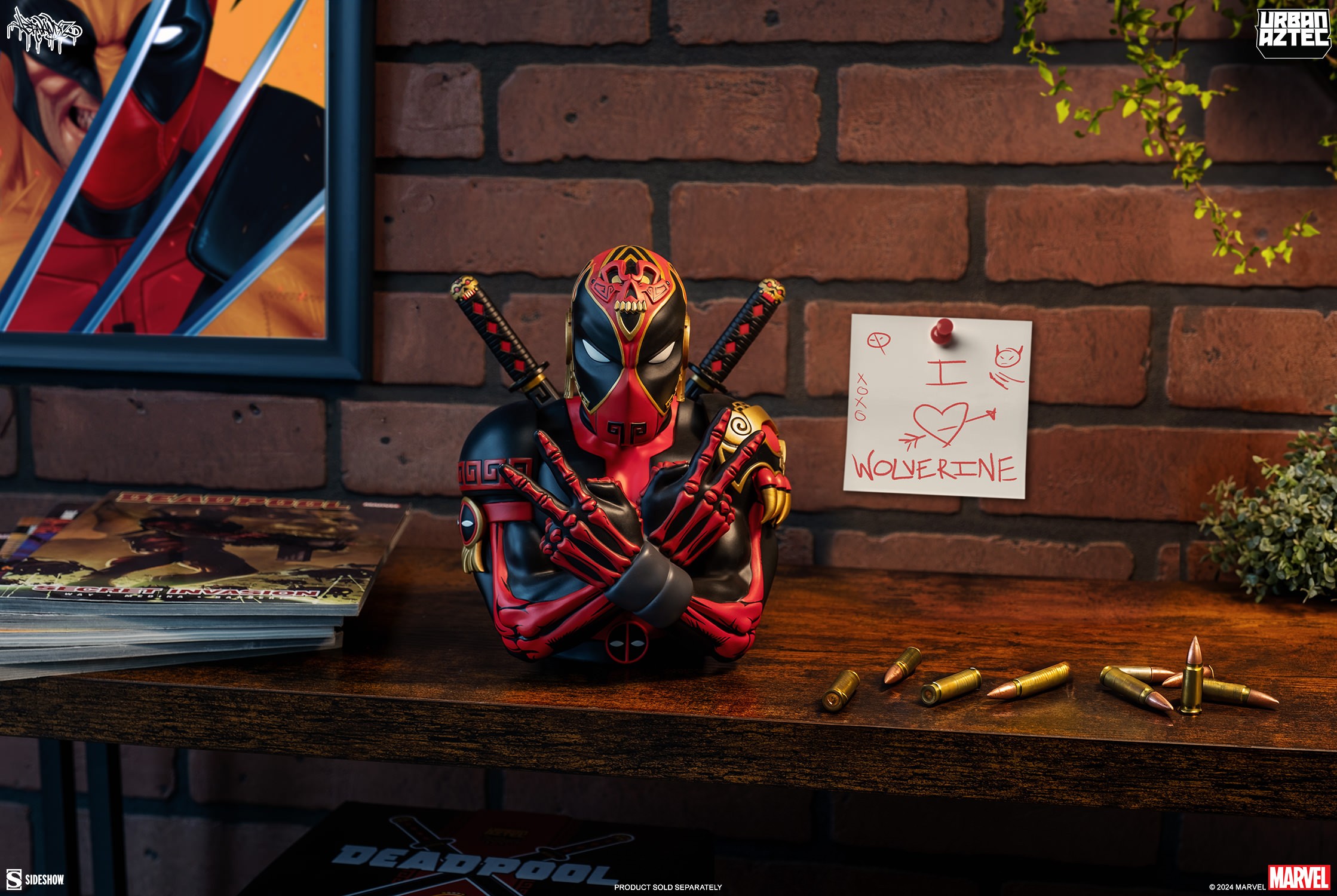 Marvel Deadpool Designer Collectible Bust  (Prototype Shown) View 1