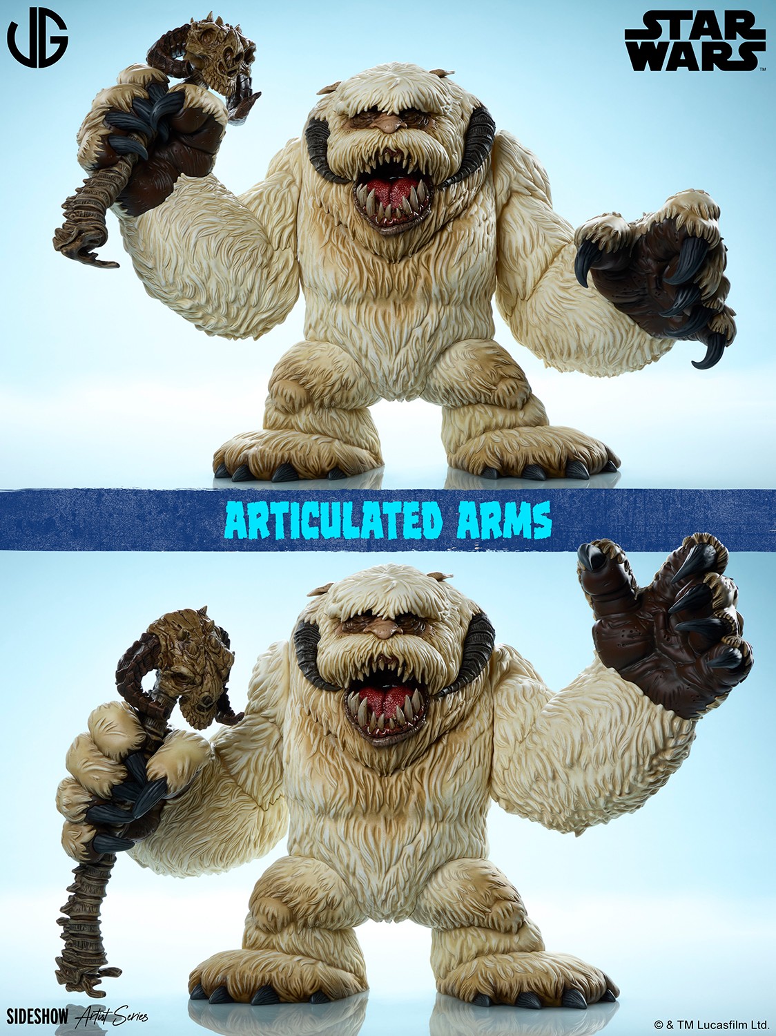 Star Wars Wampa Designer Vinyl Figure  (Prototype Shown) View 9