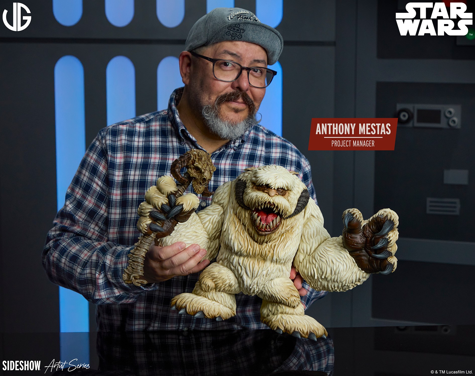 Star Wars Wampa Designer Vinyl Figure  (Prototype Shown) View 1