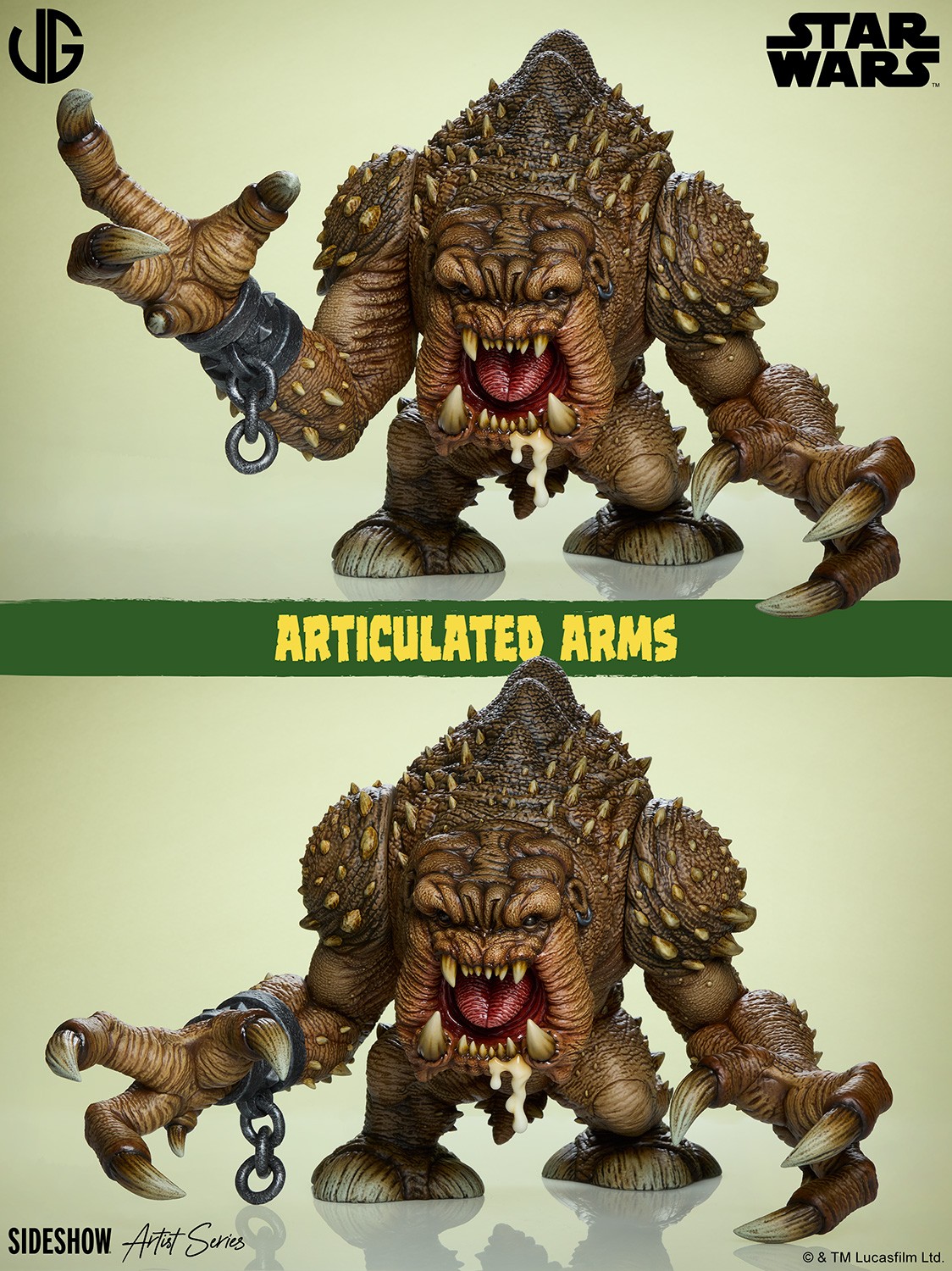 Star Wars Rancor Designer Collectible Statue  (Prototype Shown) View 9