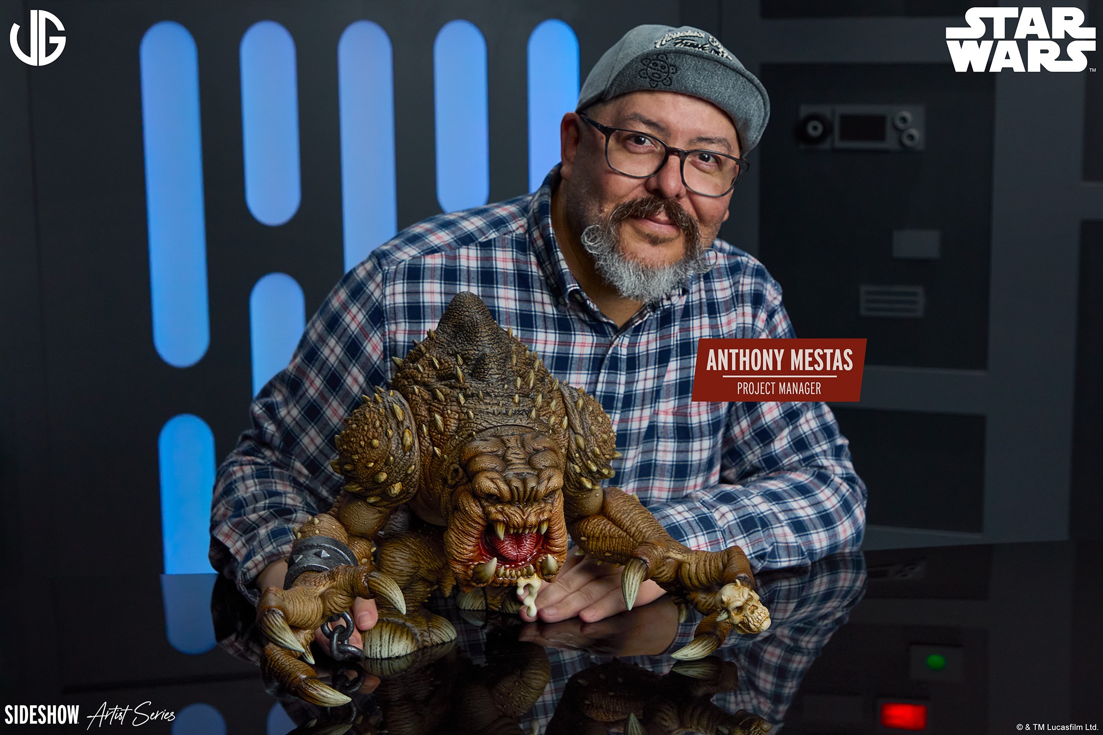 Star Wars Rancor Designer Vinyl Figure  (Prototype Shown) View 1