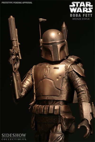 Star Wars Boba Fett Bronze Statue by Sideshow Collectibles