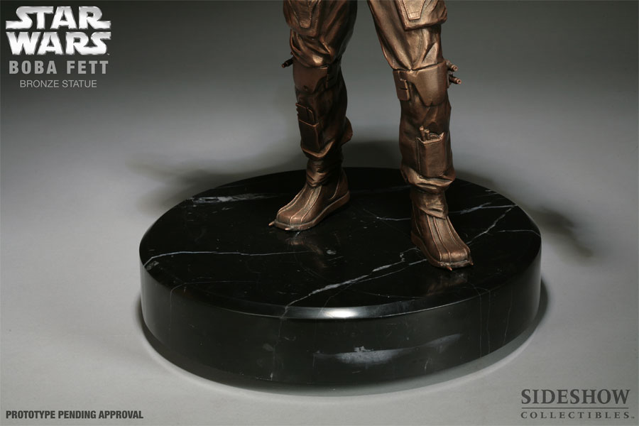 Star Wars Boba Fett Bronze Statue  View 9