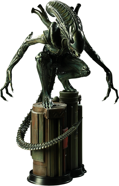 Sideshow ALIEN フィギュア &ブルーレイセット Sideshow Collectibles Aliens - Alien Warrior Statue - HYPERTOYS