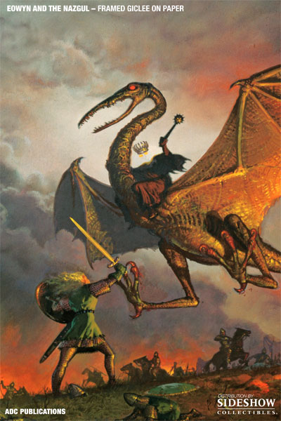 The Lord of the Rings Eowyn and the Nazgul Fine Art Print  View 4