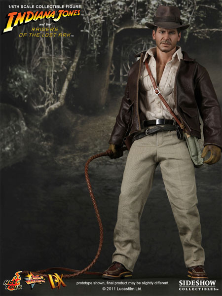 08'SIDESHOW/INDIANA JONES“Ver, RAIDERS” Indiana Jones Indiana Jones - DX Series Sixth Scale Figure by Hot