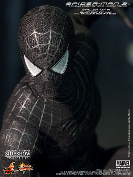 Spider-Man 3 Black Suit Spider-Man Medicom Vinyl Collectible
